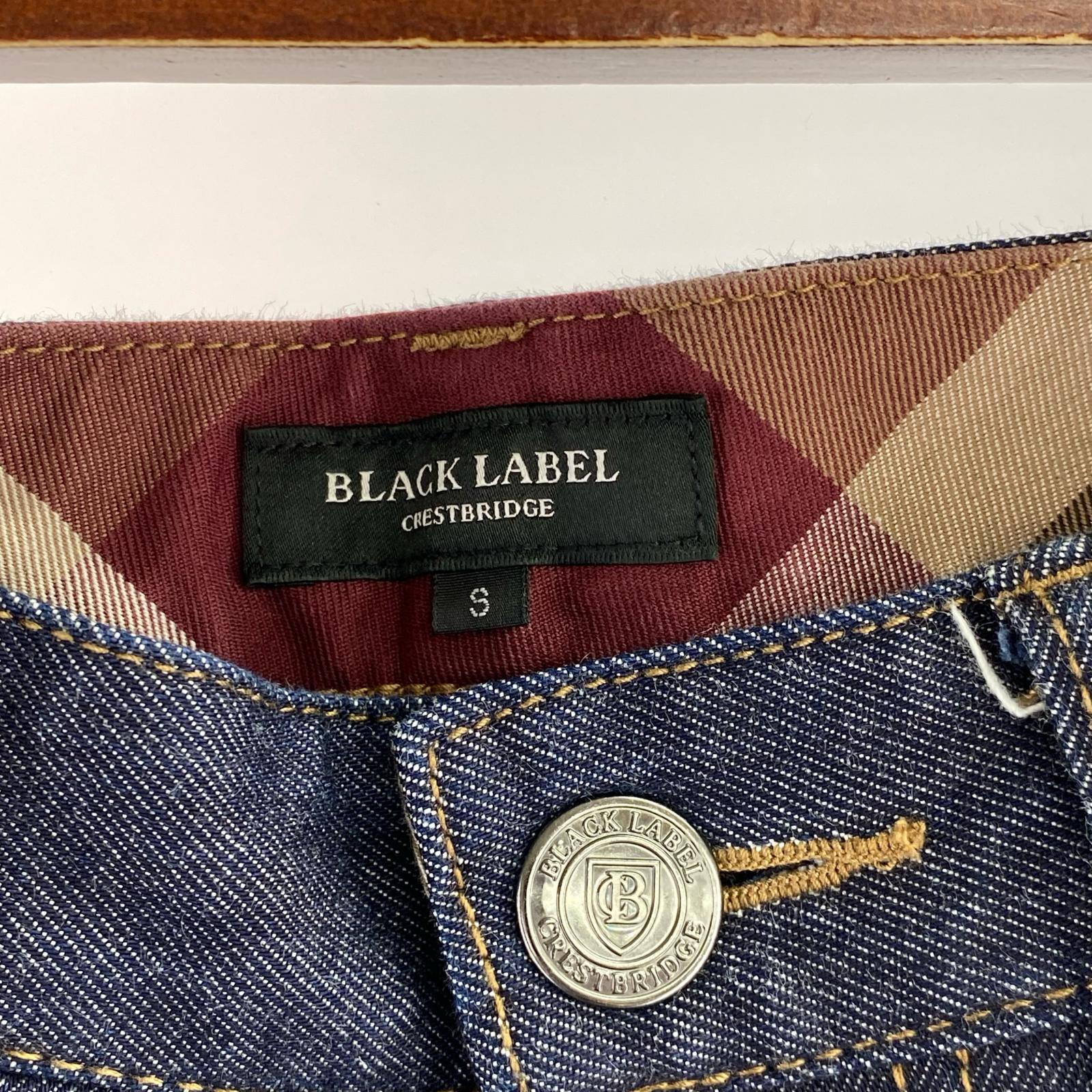 デニムパンツ デニムパンツ BLACK LABEL CRESTBRIDGE (S) S ネイビー