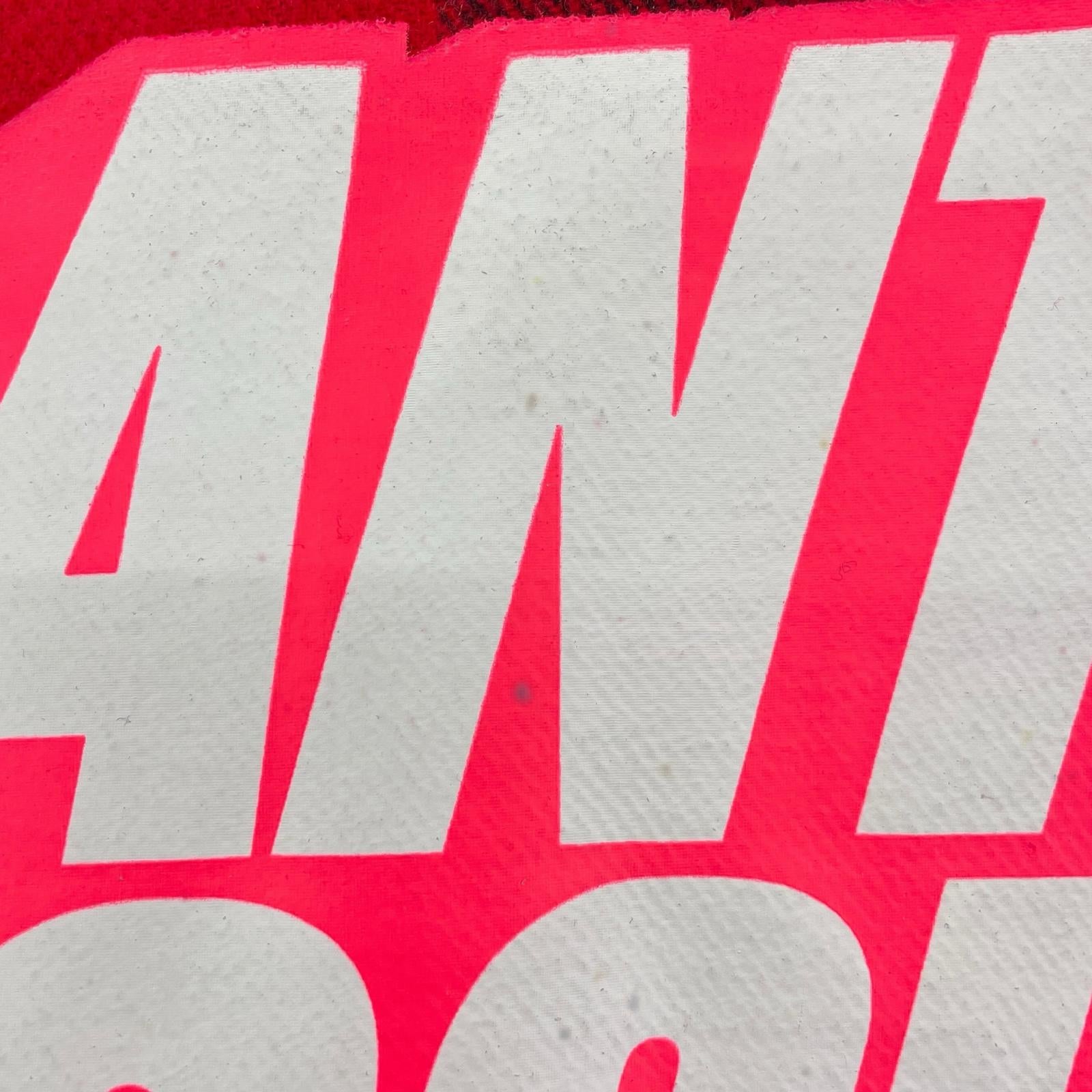長袖シャツ ASSC L/Sバッファローチェックシャツ M レッド