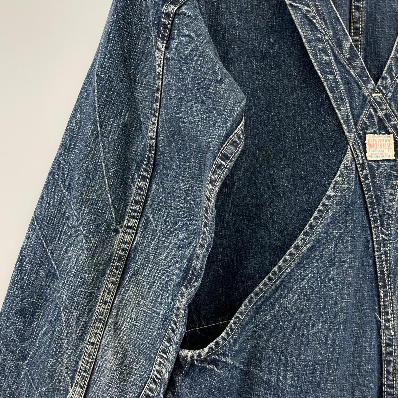 オーバーオール WAREHOUSE オールインワン (38) 38 ブルー