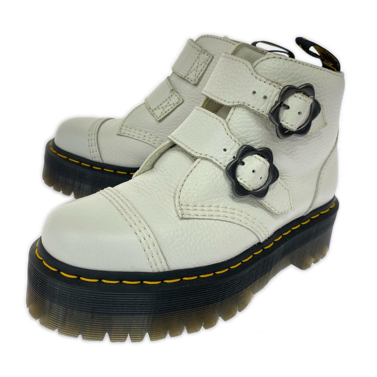 ブーツ DEVON FLWR 24.0cm 白 27642100 23.5cm (US5 1/2 UK5 EU37) ホワイト