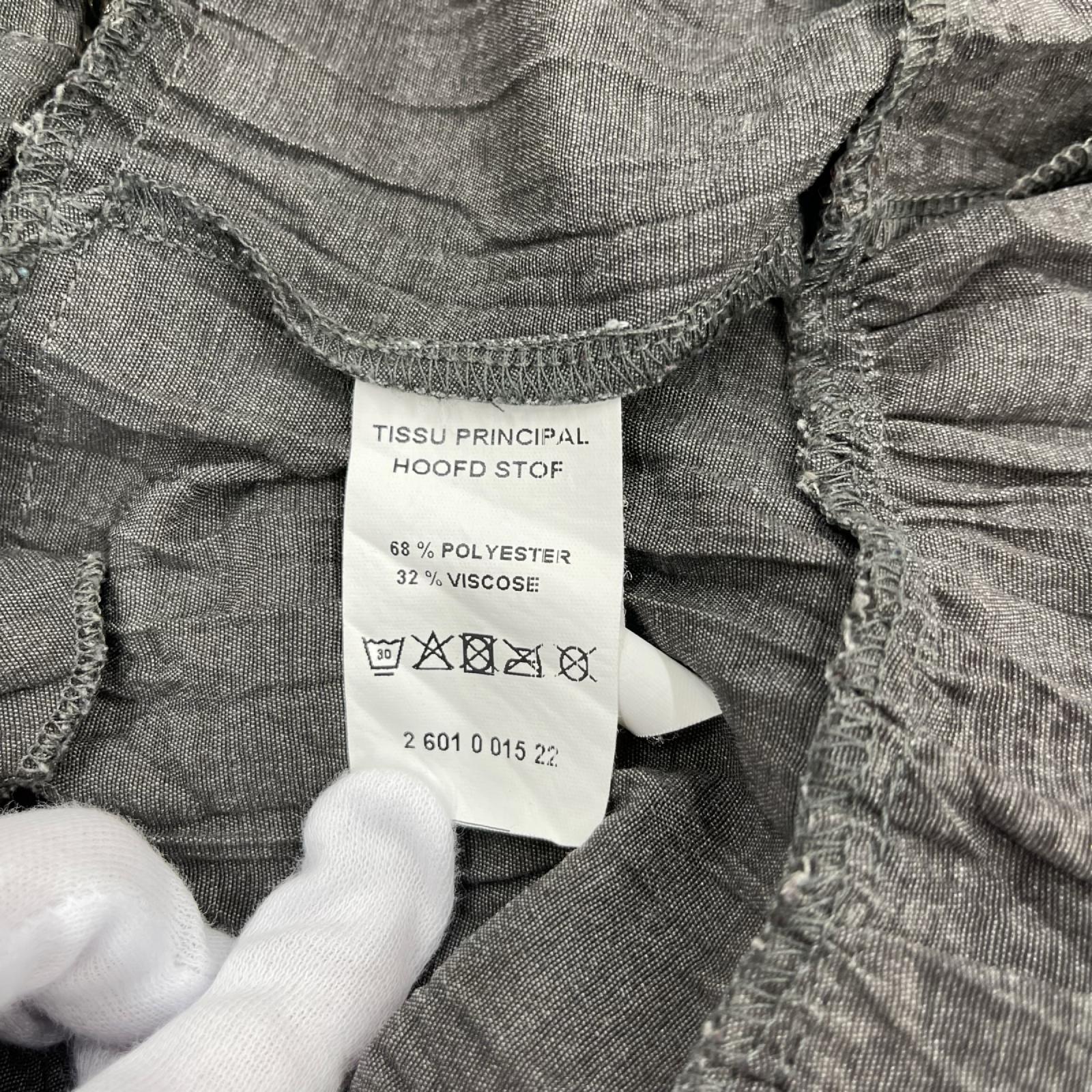 ワンピース affinites 異素材ドッキングワンピース 42 GRY グレー