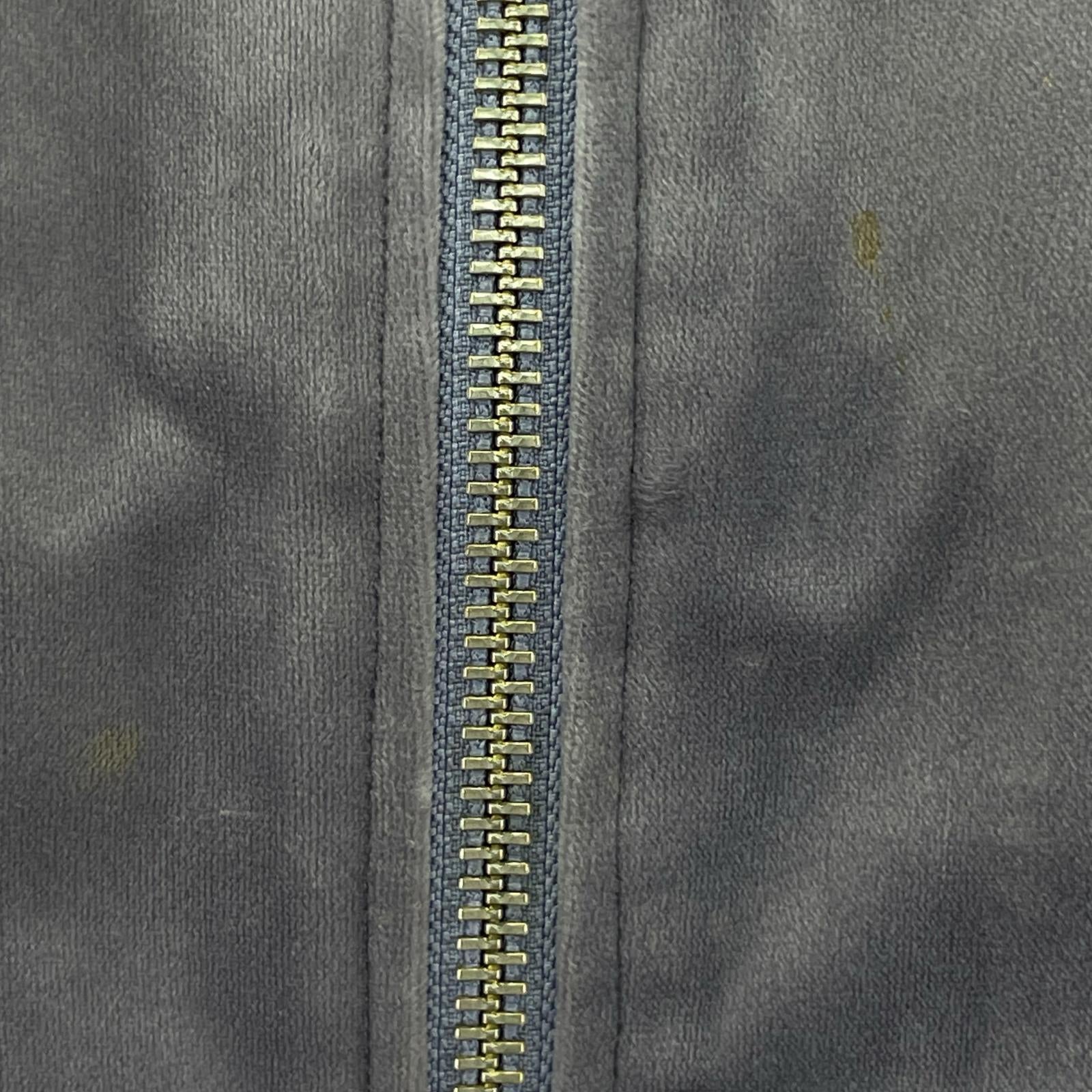 ジャケット ベロアスカジャン（L)紫 L パープル