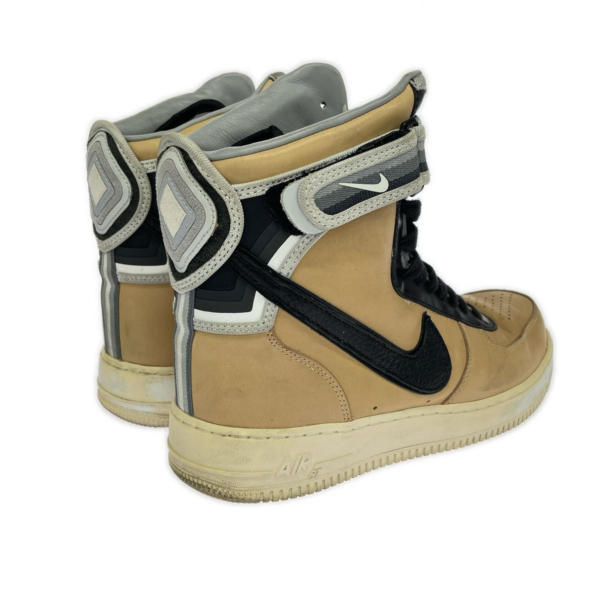 スニーカー AIR FORCE ONE HI SP TISCI (26.5) 26.5cm (US8 1/2 UK8 EU43) ベージュ