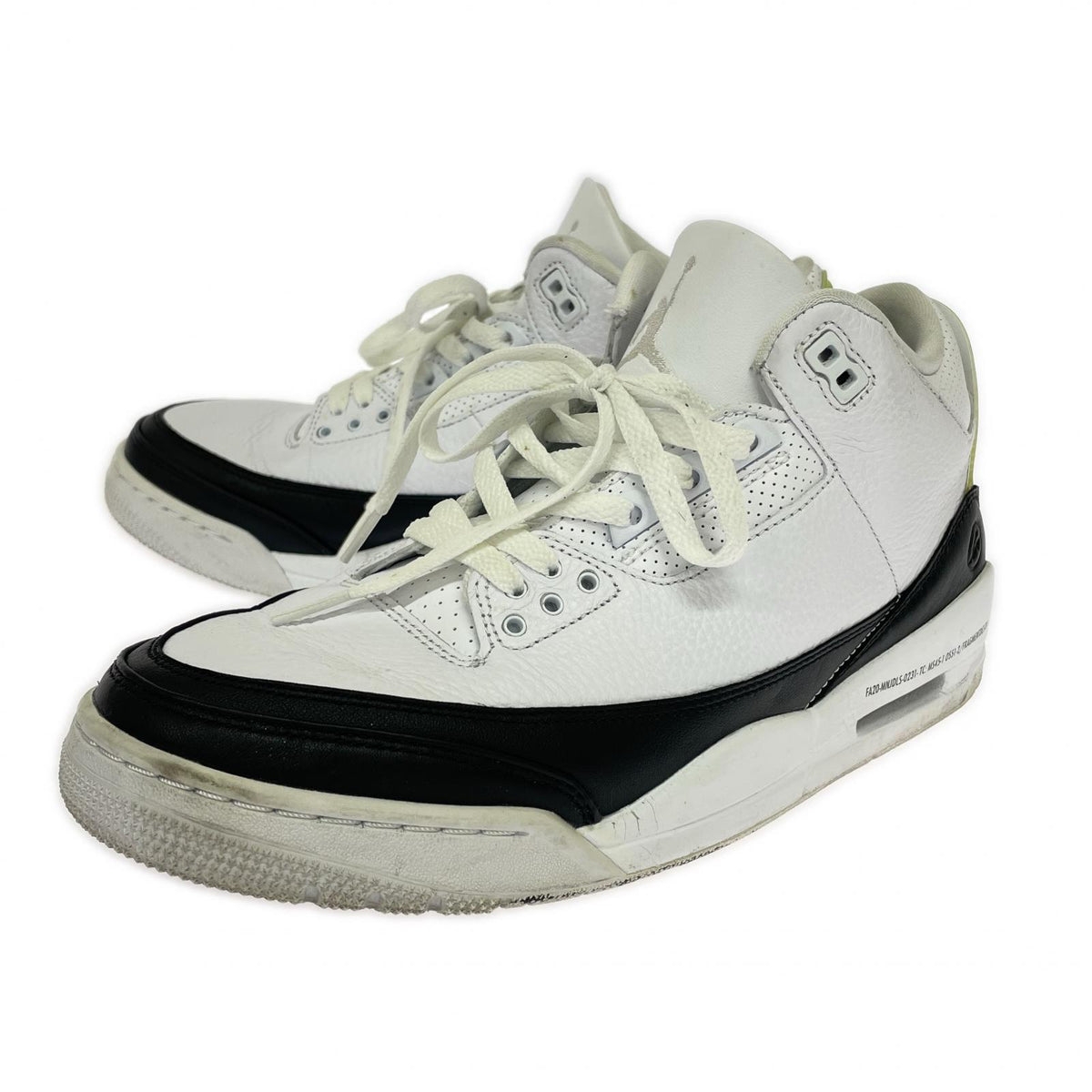 スニーカー Fragment × Nike Air Jordan 3 28cm 28cm (US10 UK9 1/2 EU46) ホワイト