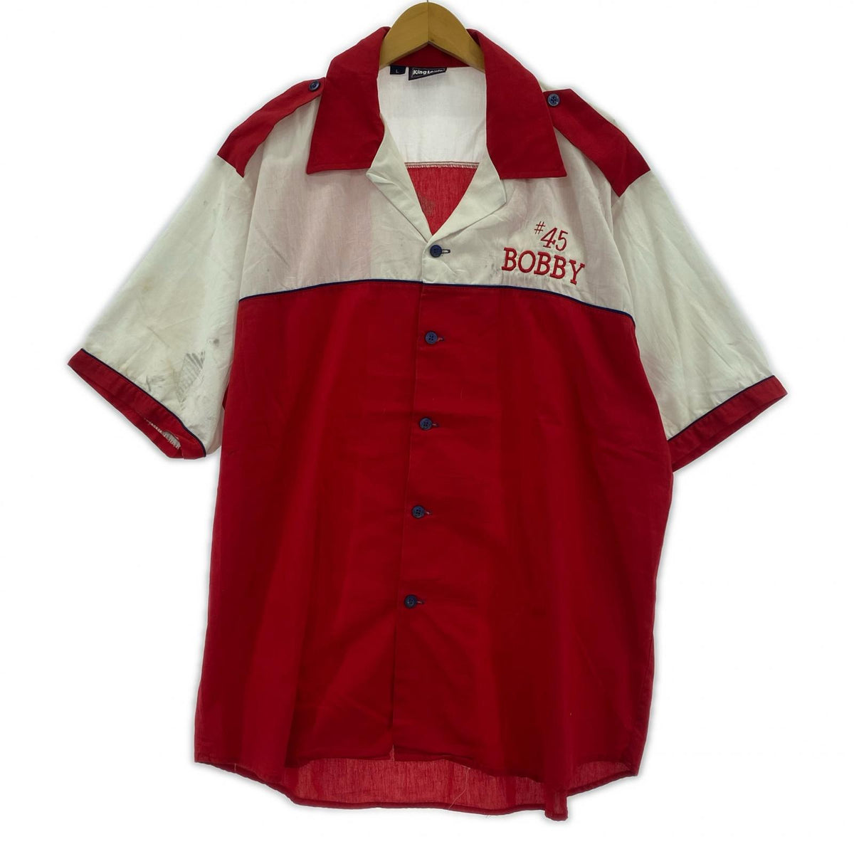 半袖シャツ King Louie 80s ボーリングシャツ L