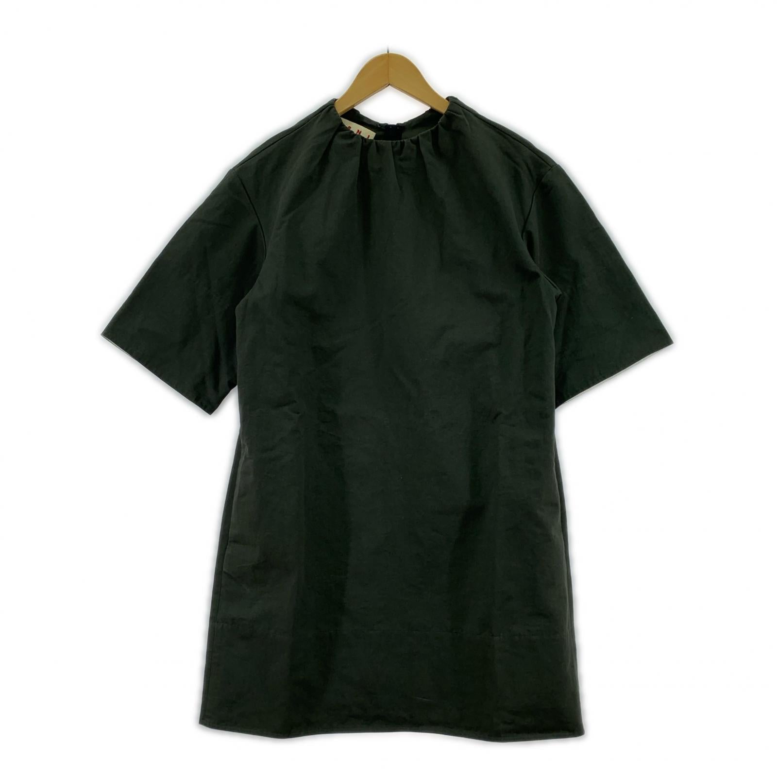 ワンピース MARNI コットンリネンワンピース 38