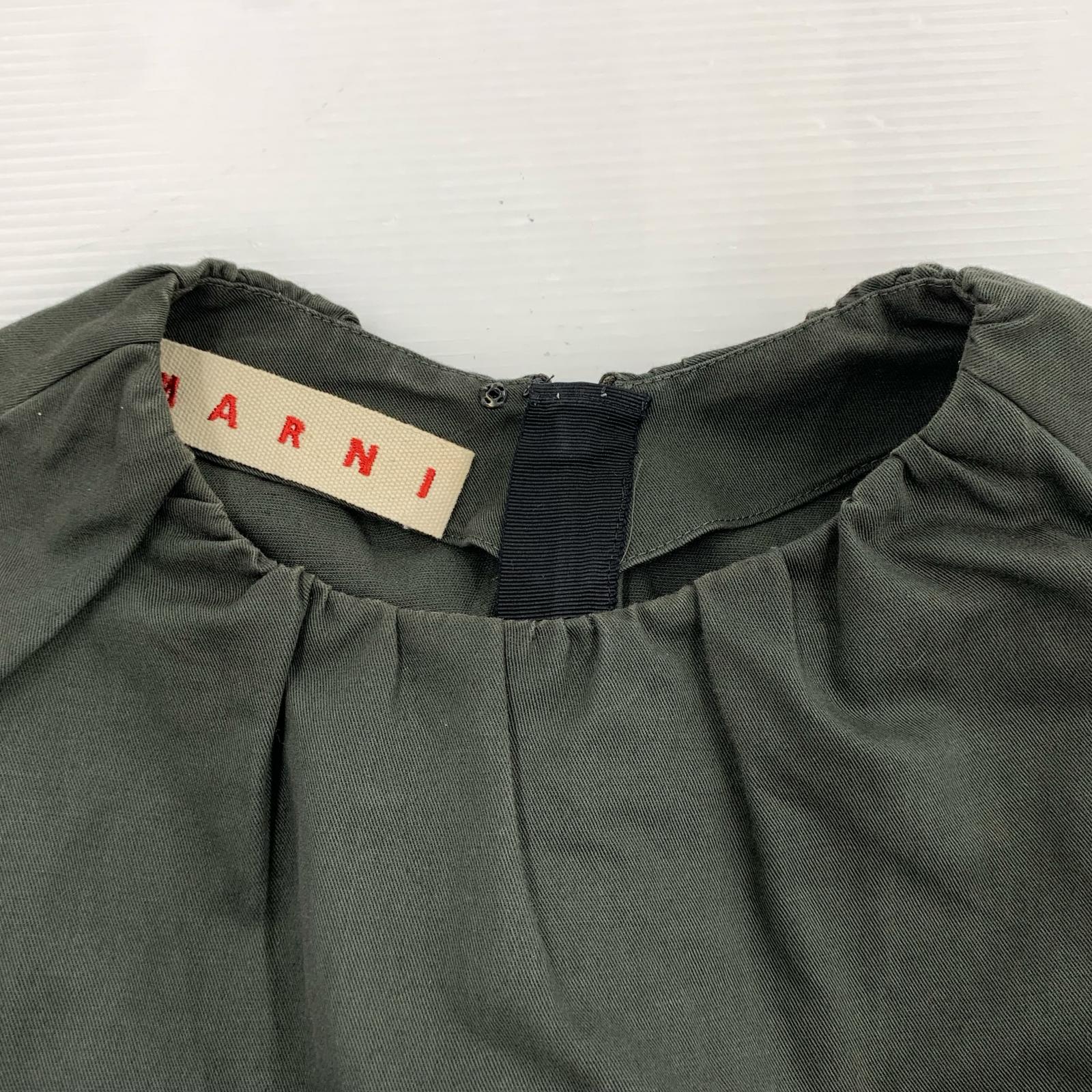 ワンピース MARNI コットンリネンワンピース 38