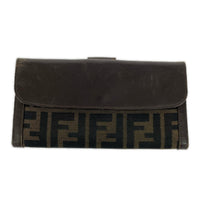 FENDI ズッカ Wホックロングウォレット