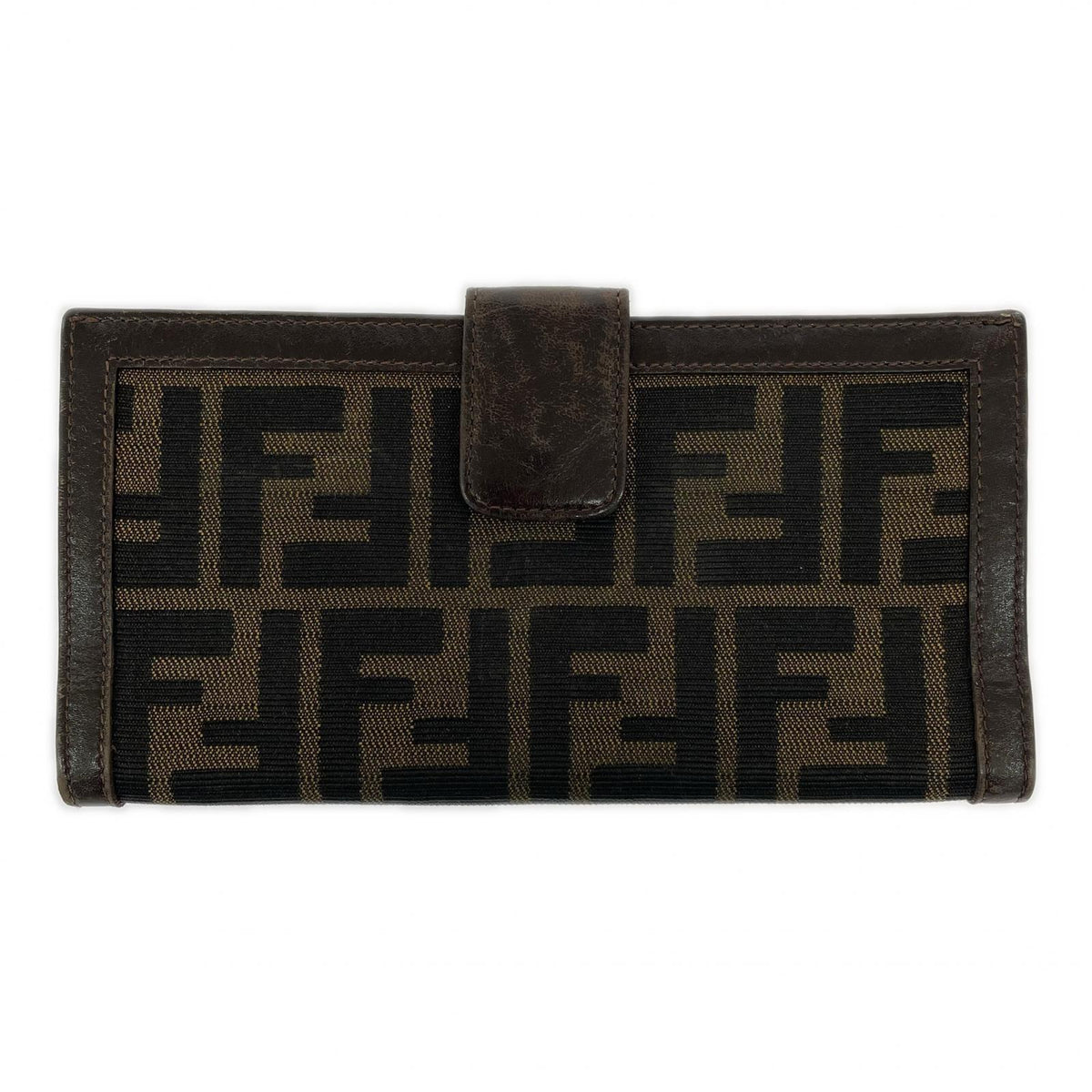 FENDI ズッカ Wホックロングウォレット