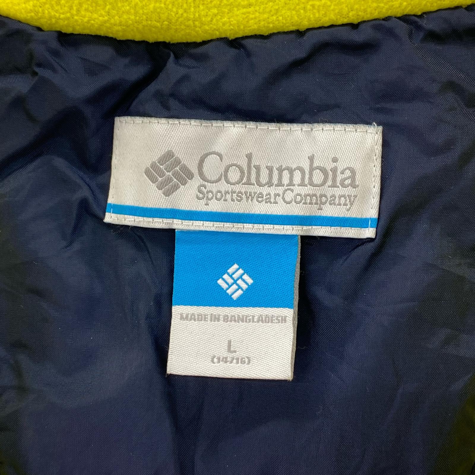 ジャケット Columbia マウンテンパーカー L ブルー×ネイビー L