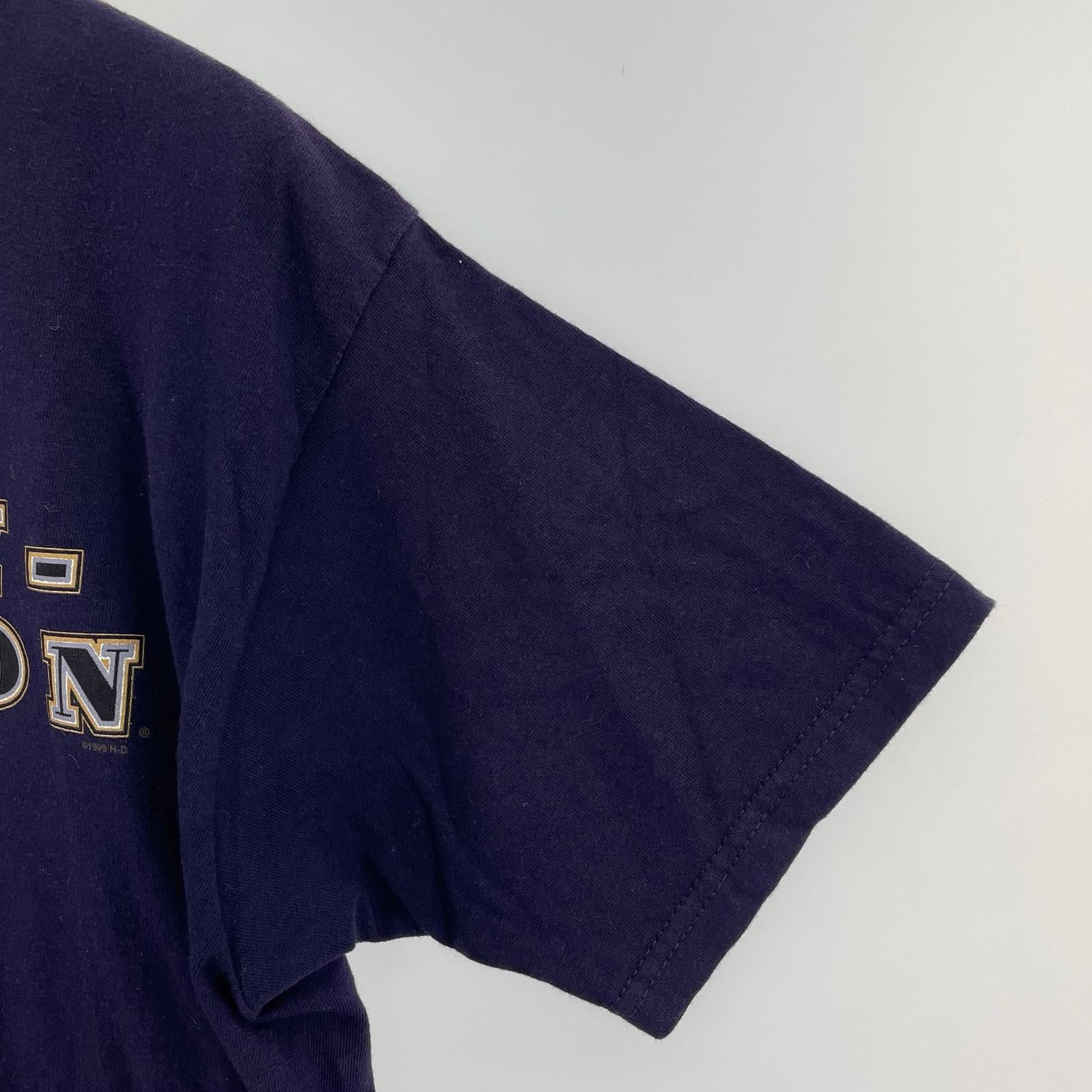 半袖Ｔシャツ 1999 両面プリントtee L パープル