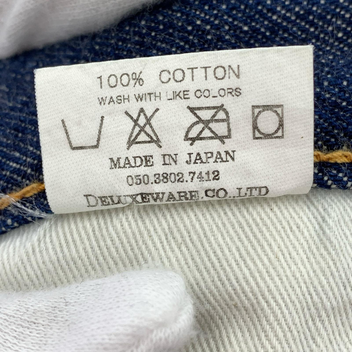 デニムパンツ ORIGINAL TIGHT STRAIGHT DX075A 33 ネイビー