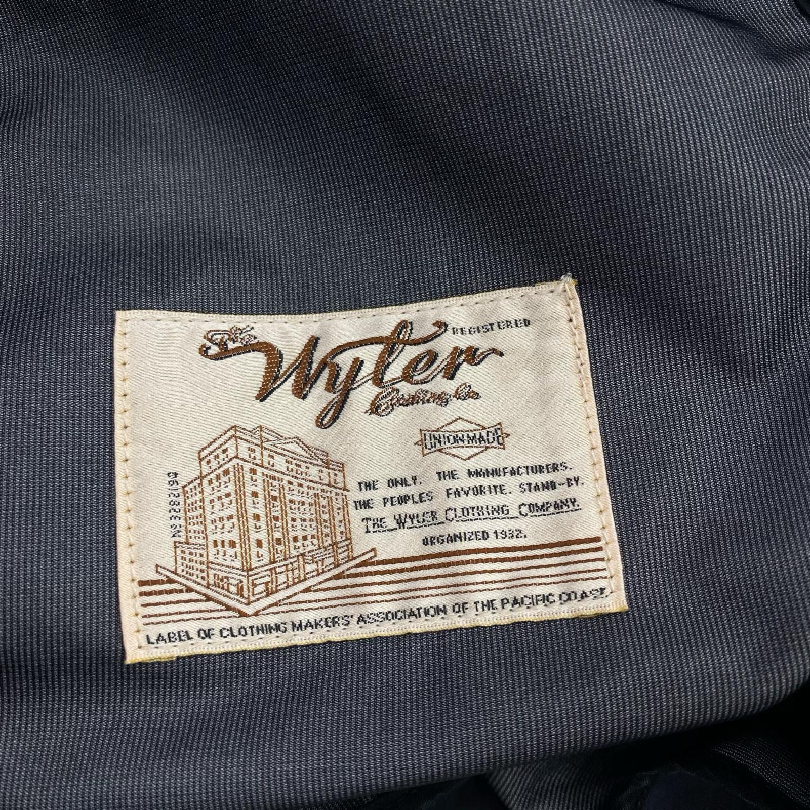 ジャケット THE WYLER CLOTHING ｽﾃﾝｶﾗｰｺｰﾄ 紺 (38) 38 ネイビー