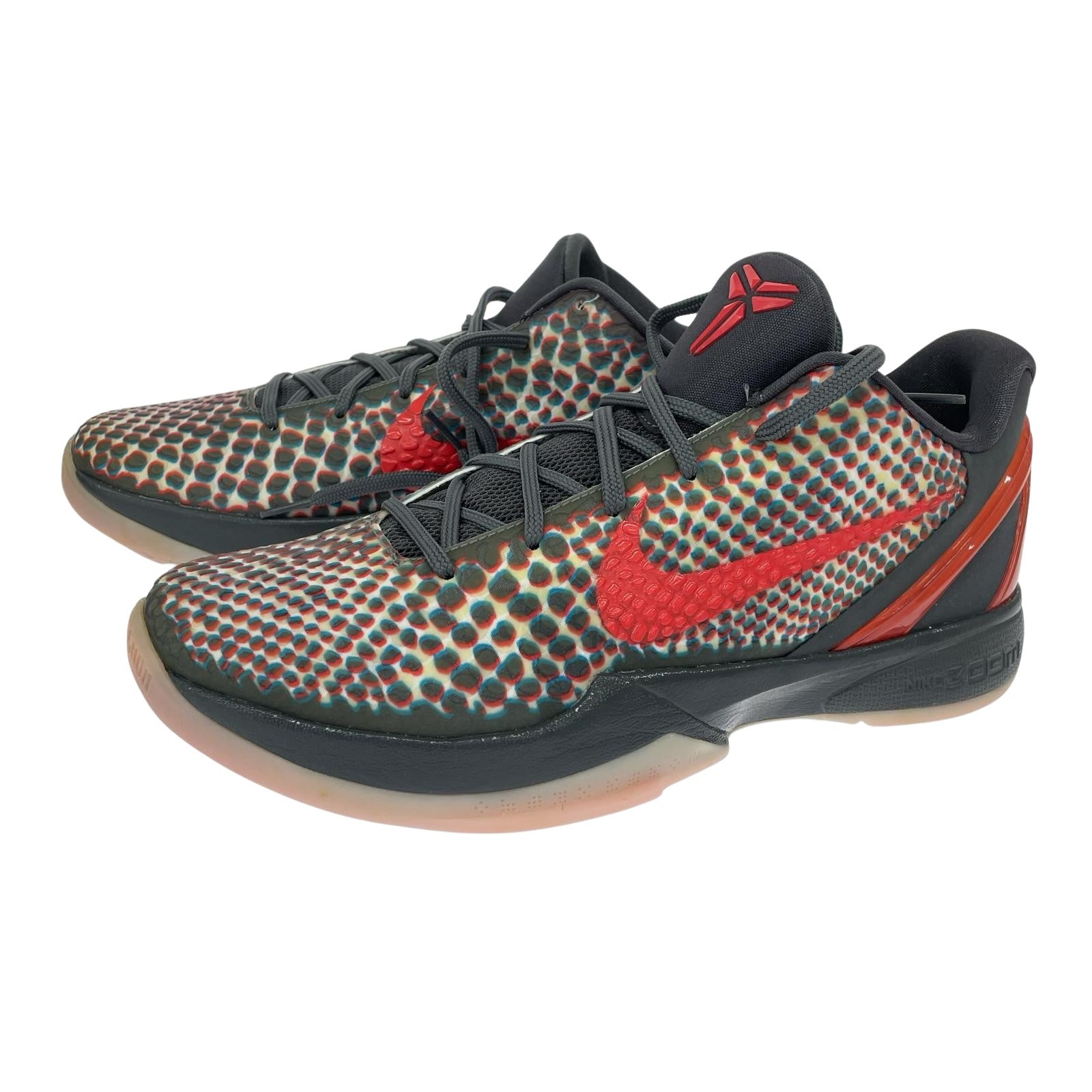 その他靴 NIKE Kobe 6 ASG Hollywood 3D Dark Grey/Daring Red ローカットスニーカー 28.5 28.5cm (US10 1/2 UK10 EU47) マルチカラー
