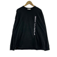 長袖Ｔシャツ beautiful people 22AW jersey vertical logo long/ブラック ブラック