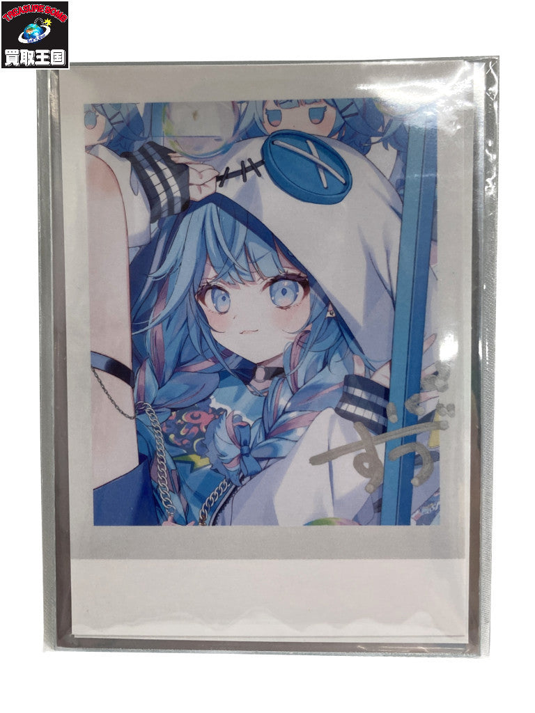 水宮枢 誕生日記念2025 直筆サイン入りチェキ風ブロマイドカード フィギュア/グッズ