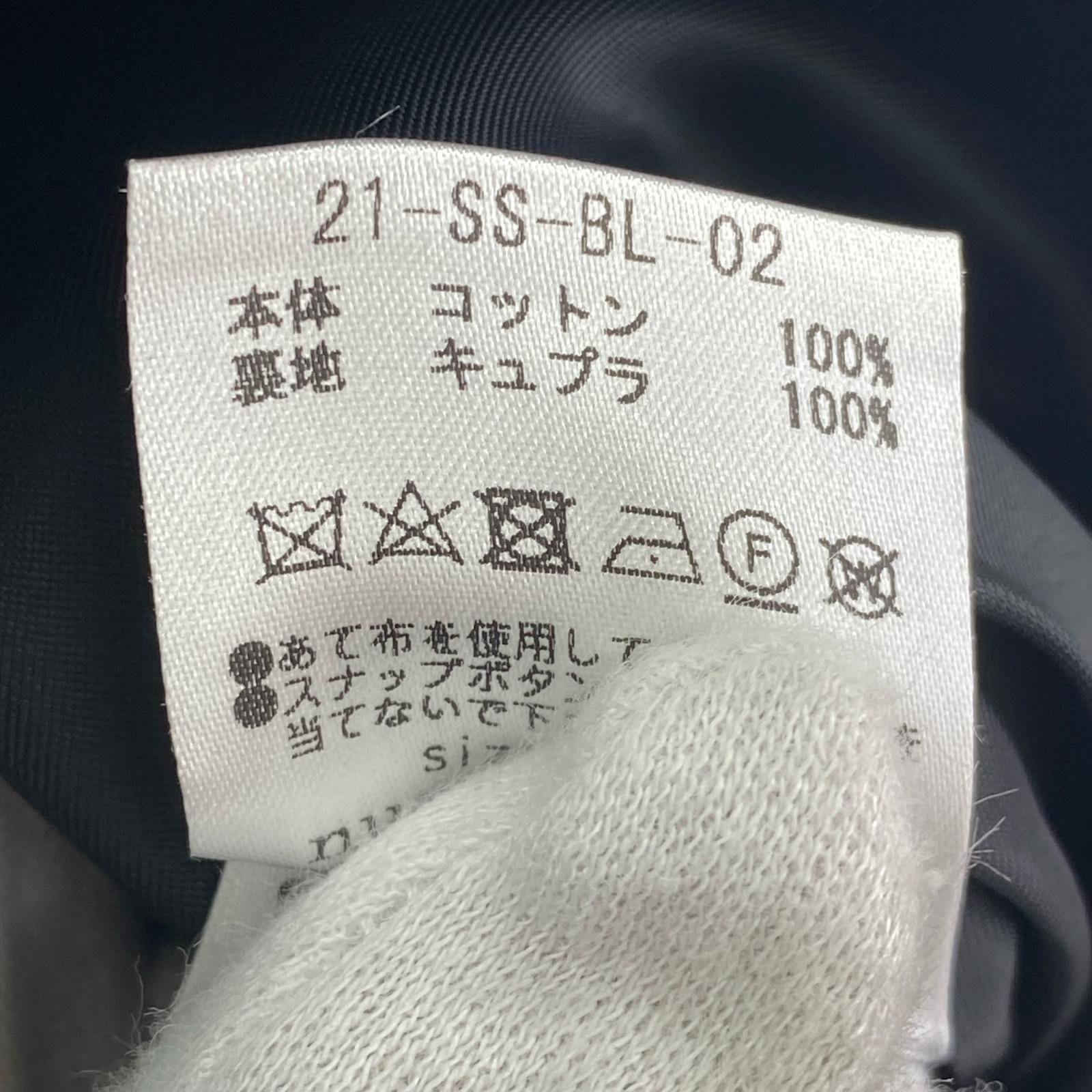 ジャケット no. コットンライダースジャケット　黒 1 ブラック