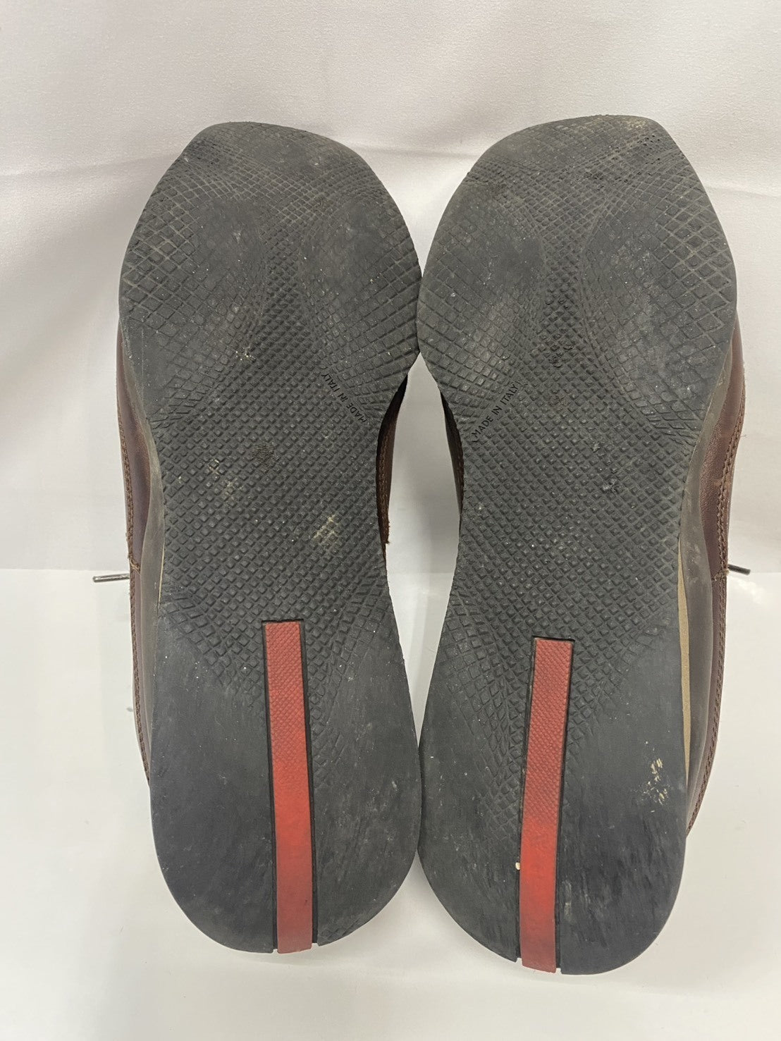 PRADA SPORTS/レザースニーカー/ブラウン/6 1.2
