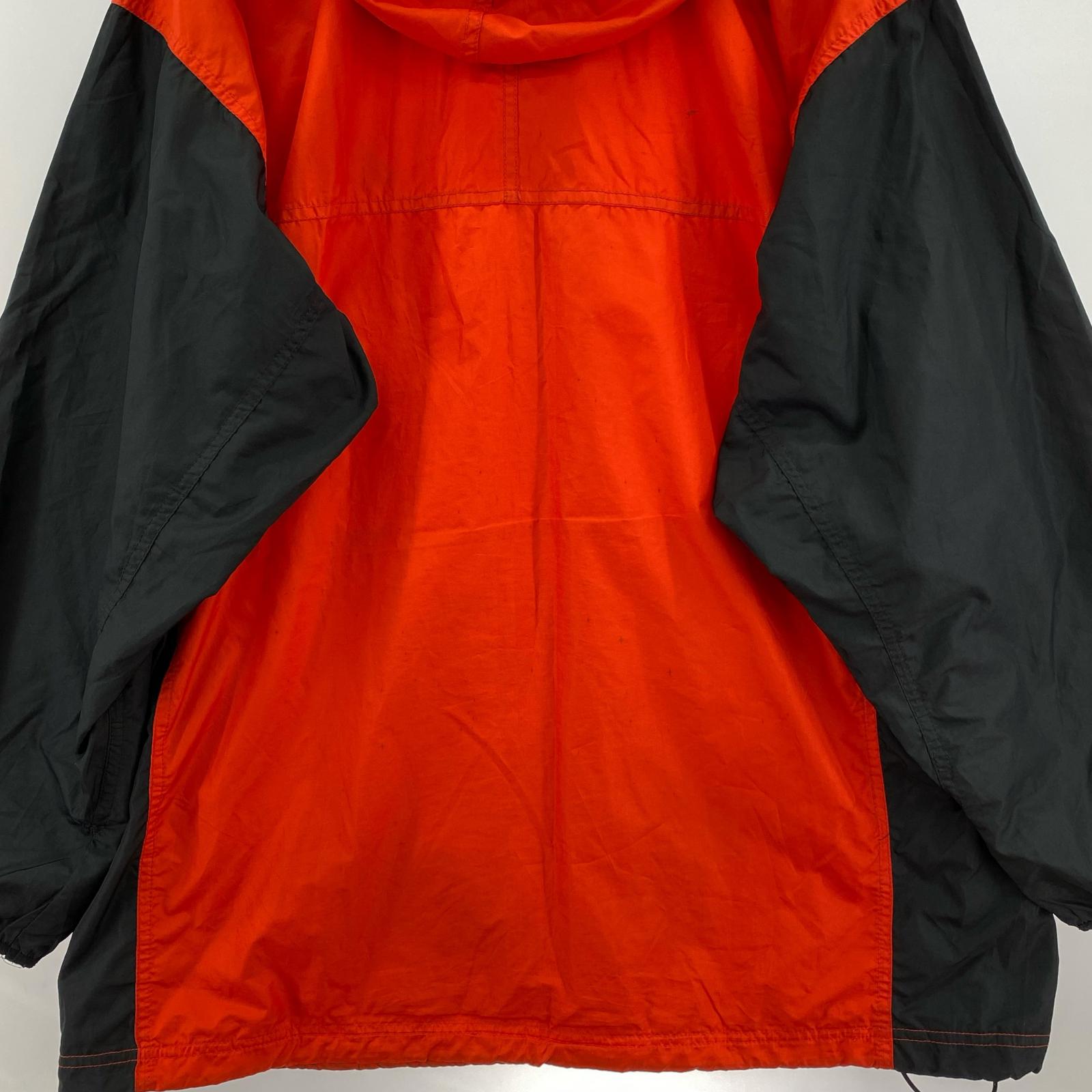 ジャケット NIKE ACG ナイロンアノラックパーカー L 赤×黒 L
