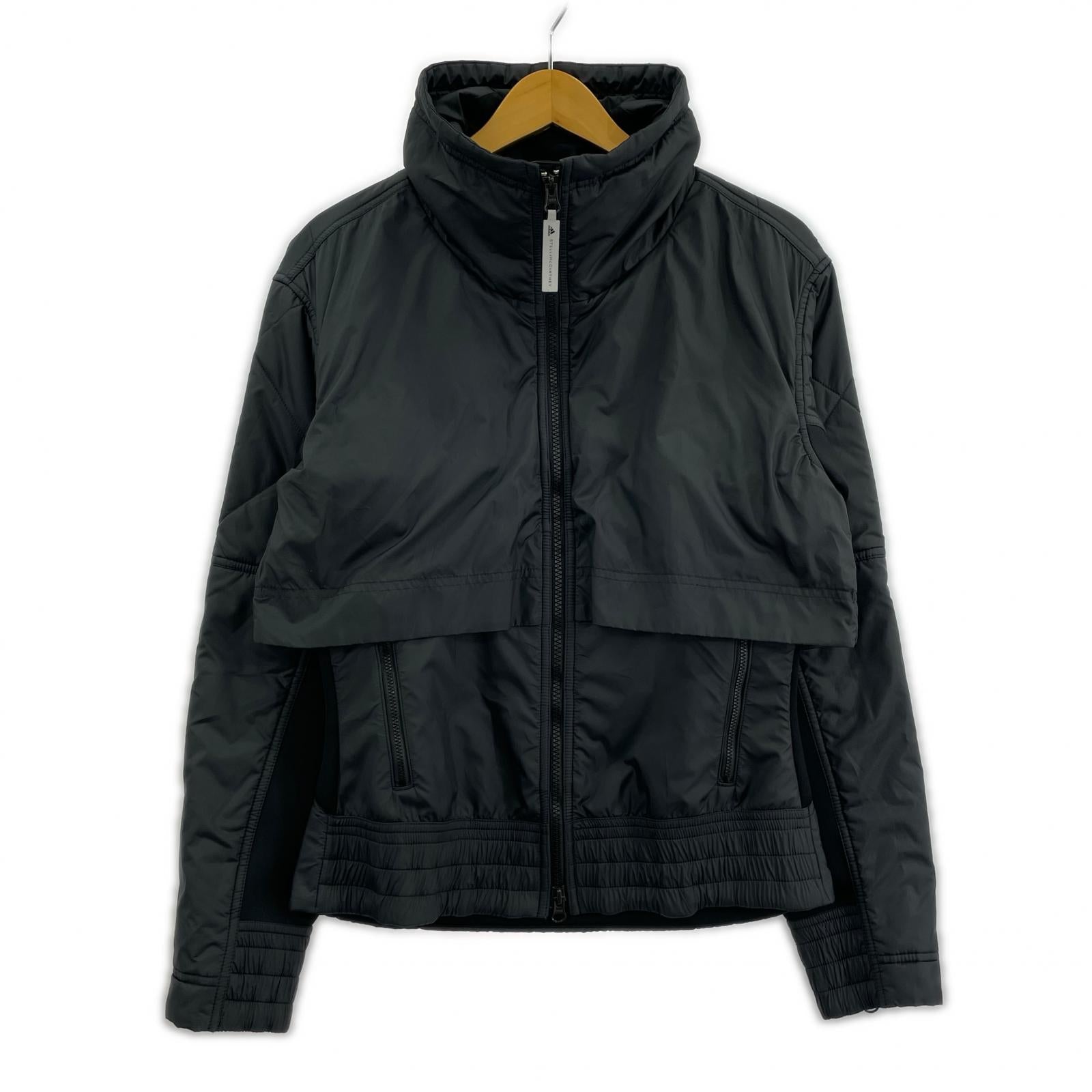 ジャケット STELLA McCARTNEY×adidas ESS Slim 切替ナイロンジャケット BQ8332 黒 (S) S ブラック