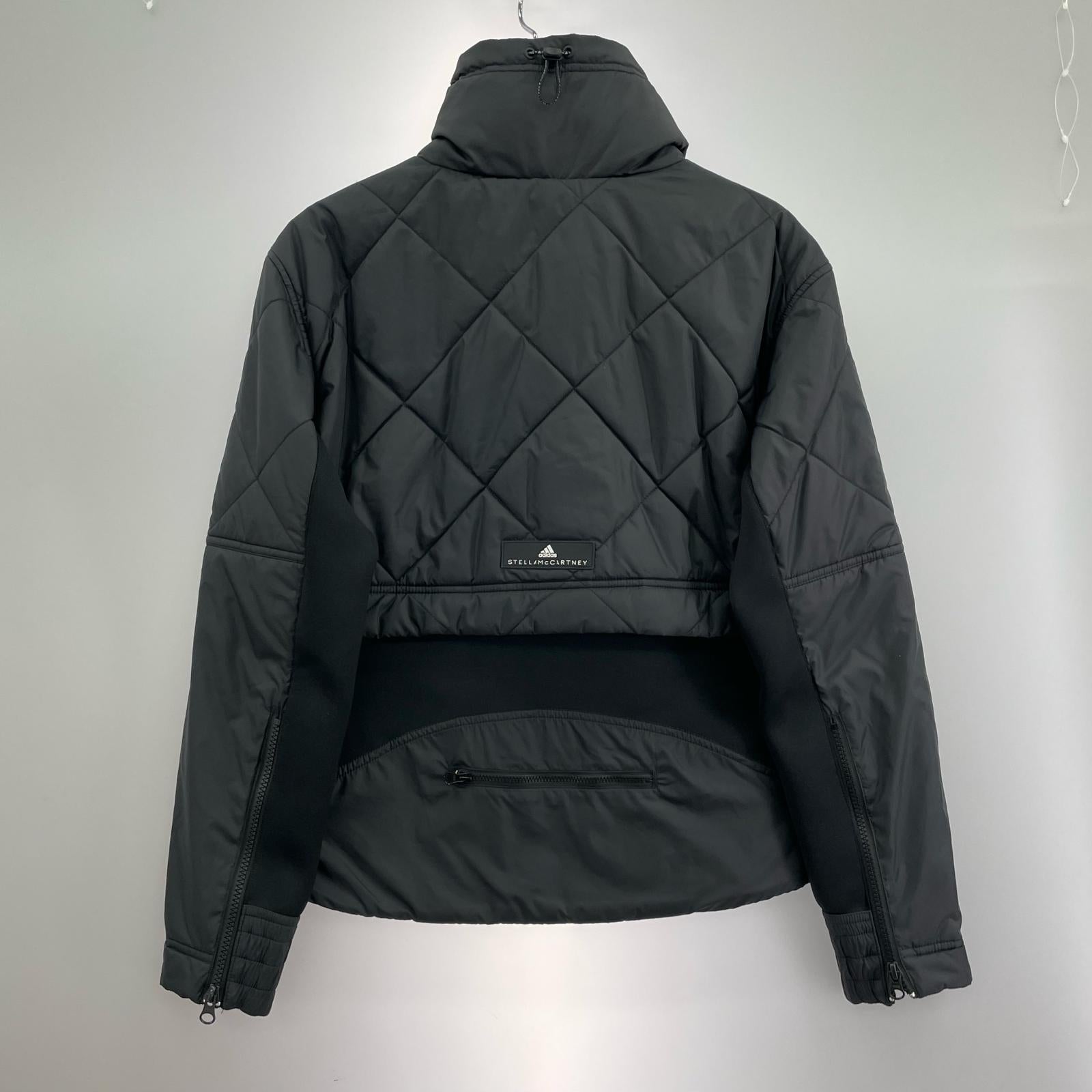 ジャケット STELLA McCARTNEY×adidas ESS Slim 切替ナイロンジャケット BQ8332 黒 (S) S ブラック