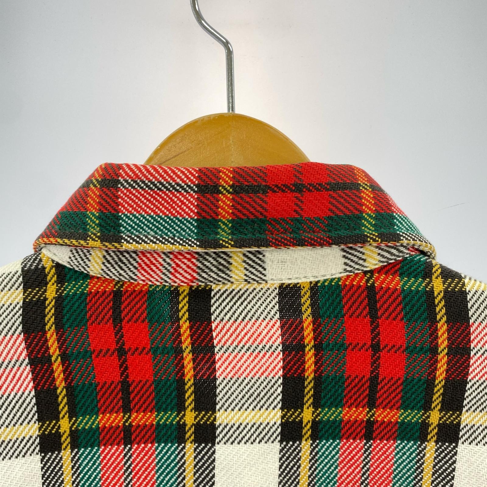 長袖シャツ 70s~ BIG MAC チェックネルシャツ XL-TALL レッド