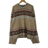 ニット ×NOMA t.d. ｼﾞｬｶﾞｰﾄﾞｾｰﾀｰ BWN L L ベージュ