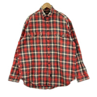 長袖シャツ KIKIT　90’S　ネルシャツ（M） M レッド