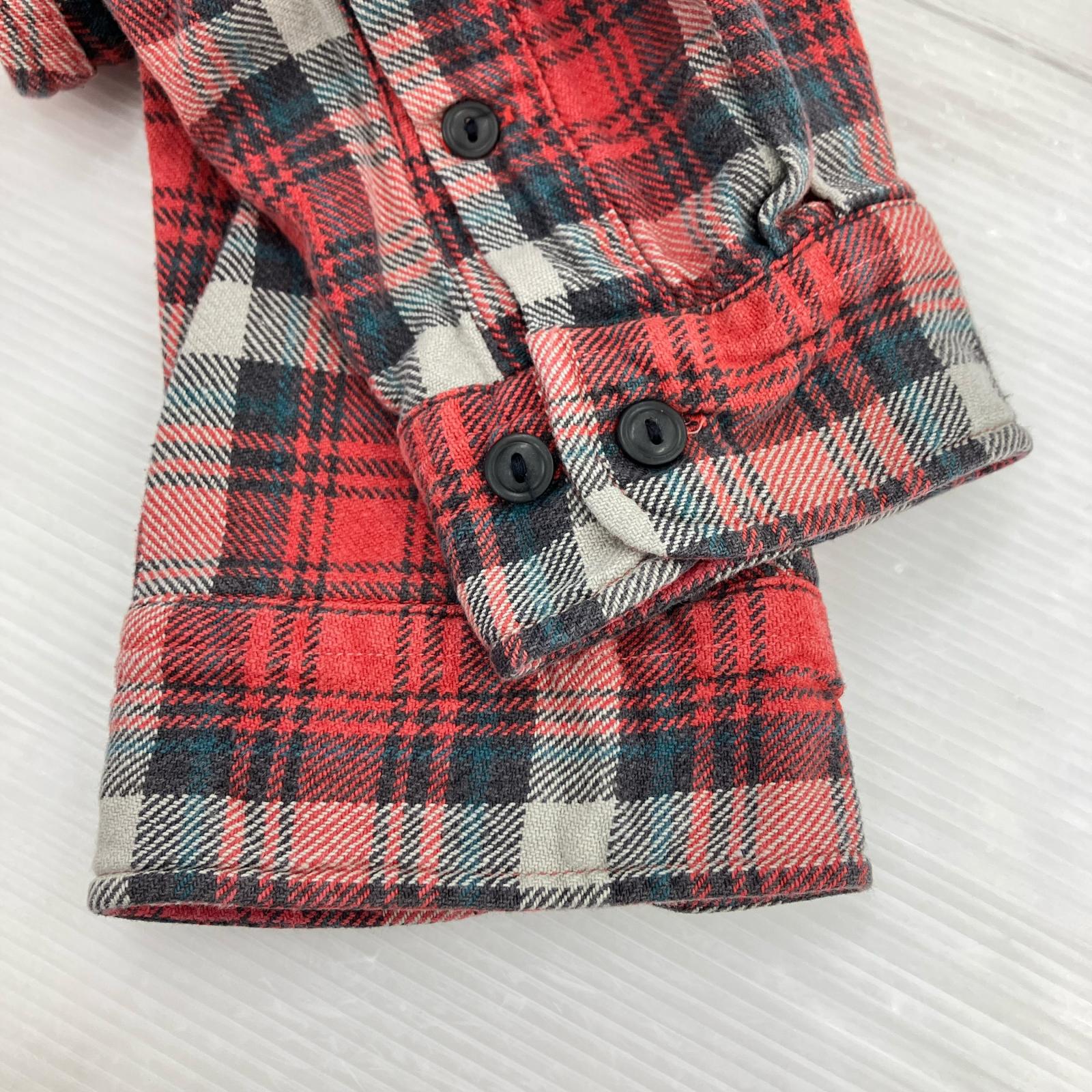 長袖シャツ KIKIT　90’S　ネルシャツ（M） M レッド