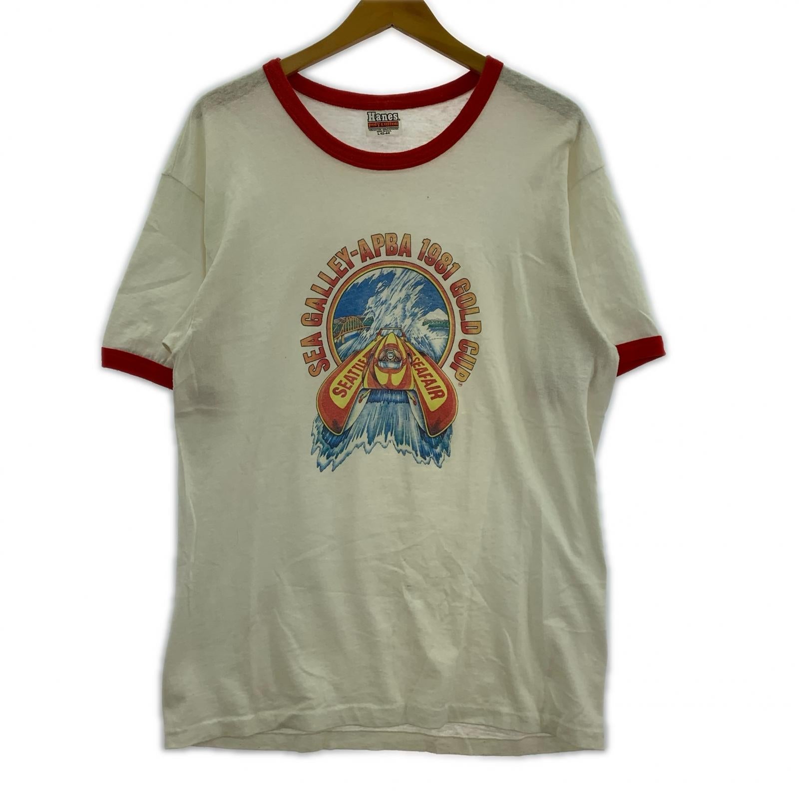 半袖Ｔシャツ 80s リンガー (L) ホワイト