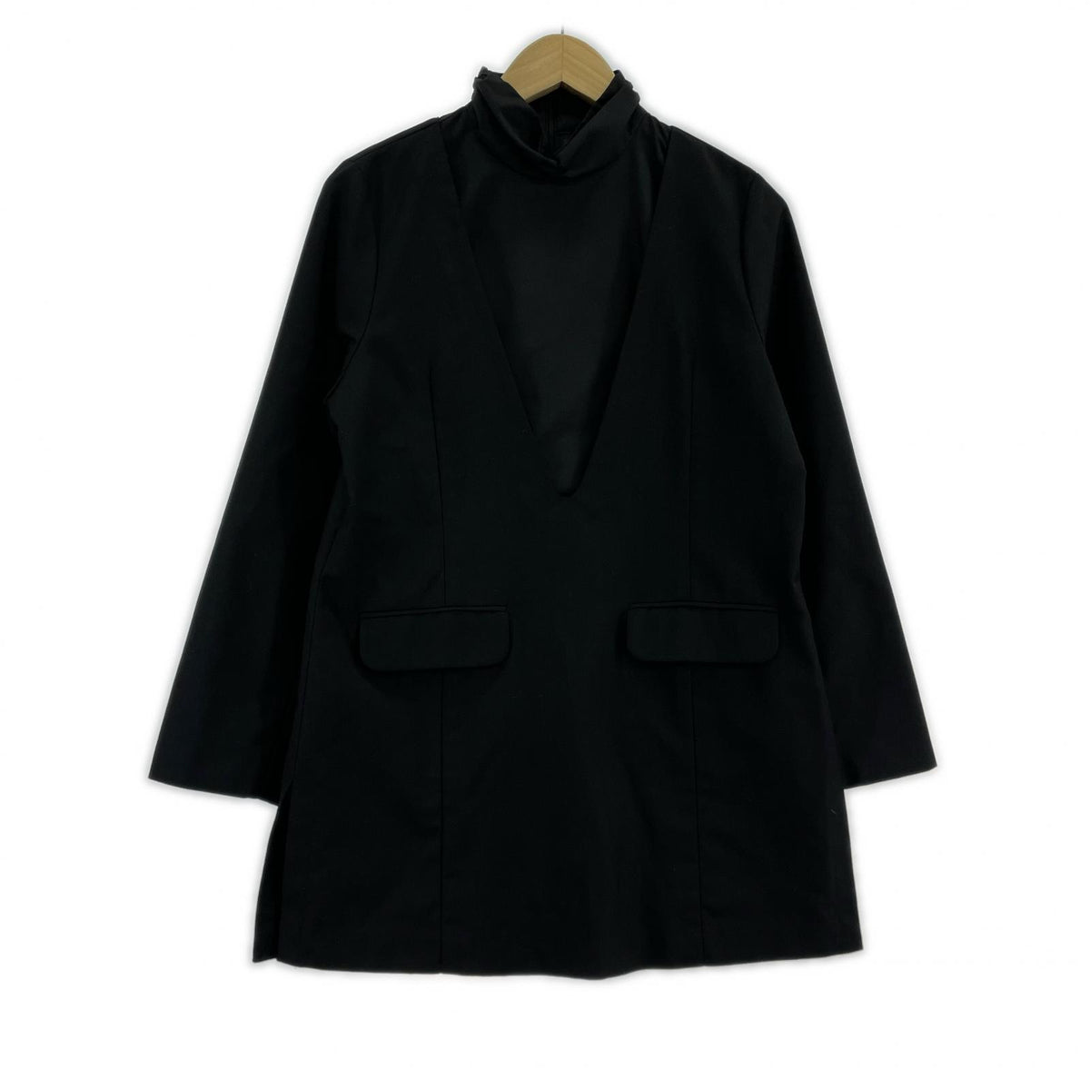 長袖Ｔシャツ 21AW TUNIC TAILORED TOP ﾌﾞﾗｯｸ S ブラック