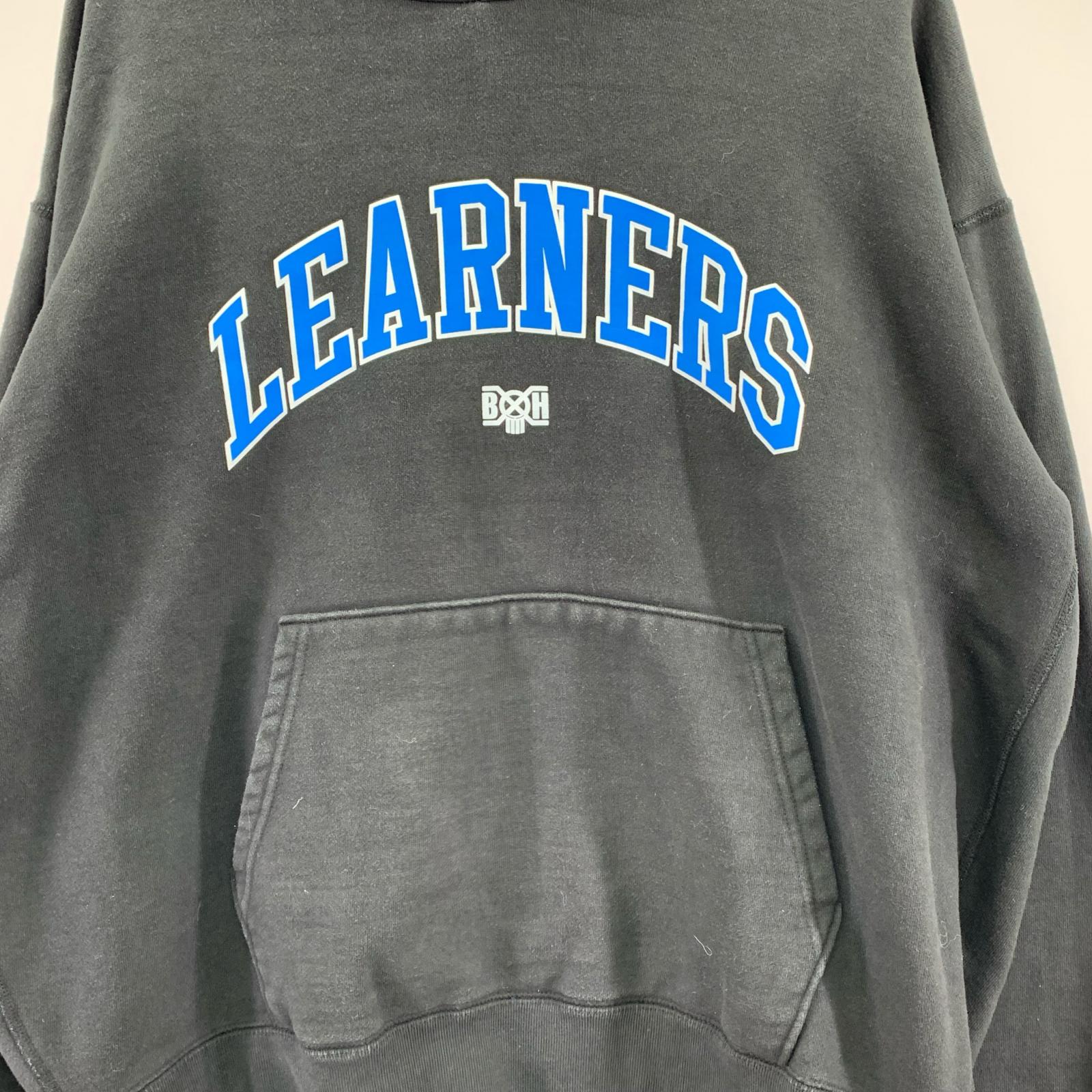 パーカー ×LEANERS POパーカー 黒 XXL ブラック