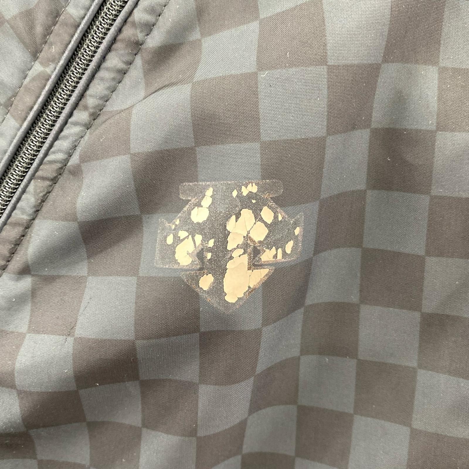ジャケット FUTURA LABORATORIES チェッカーフラッグ ナイロンジャケット L 黒 L ブラック