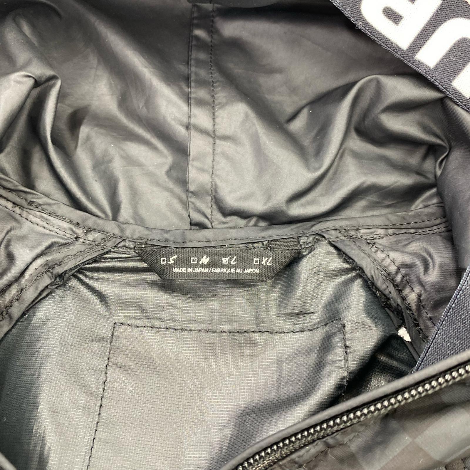 ジャケット FUTURA LABORATORIES チェッカーフラッグ ナイロンジャケット L 黒 L ブラック