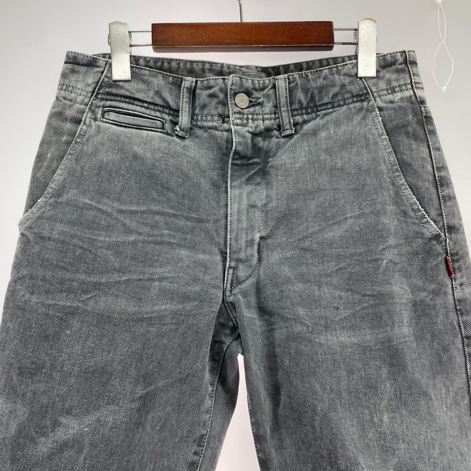 デニムパンツ TROUSERS COTTON DENIM. TRASH S S グレー