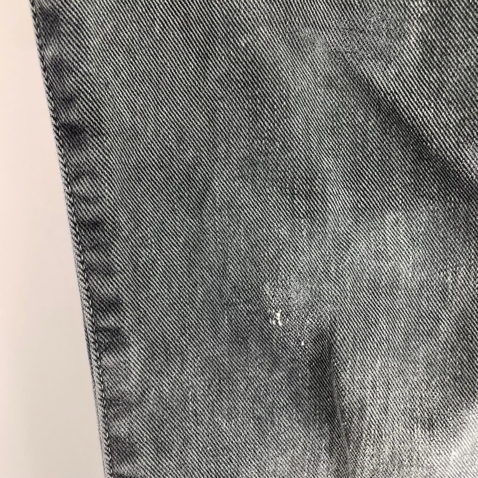 デニムパンツ TROUSERS COTTON DENIM. TRASH S S グレー