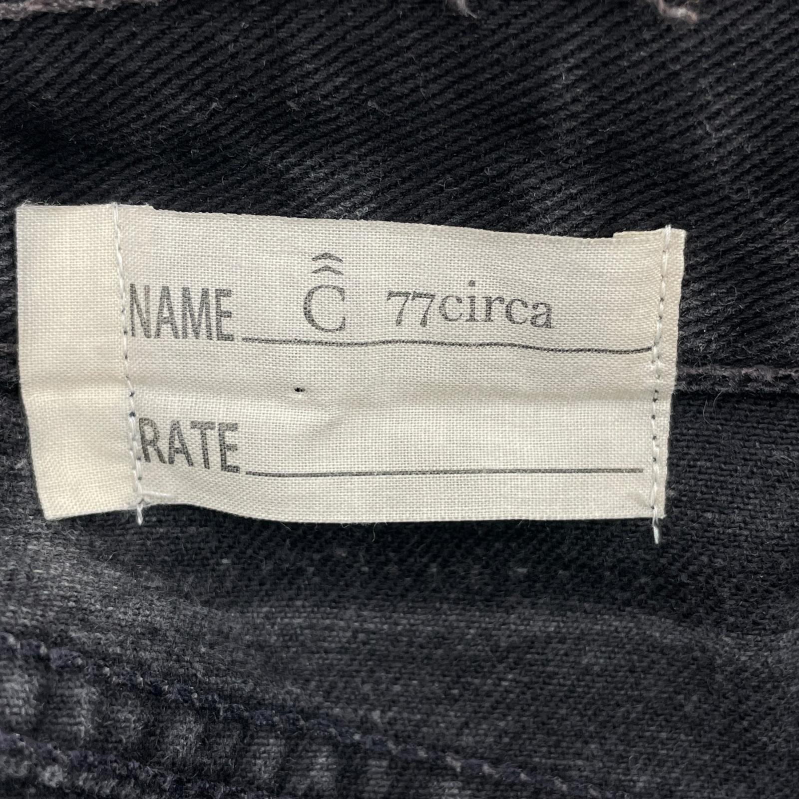デニムパンツ Levi's カットオフ リメイク デニムパンツ グレー ブラック