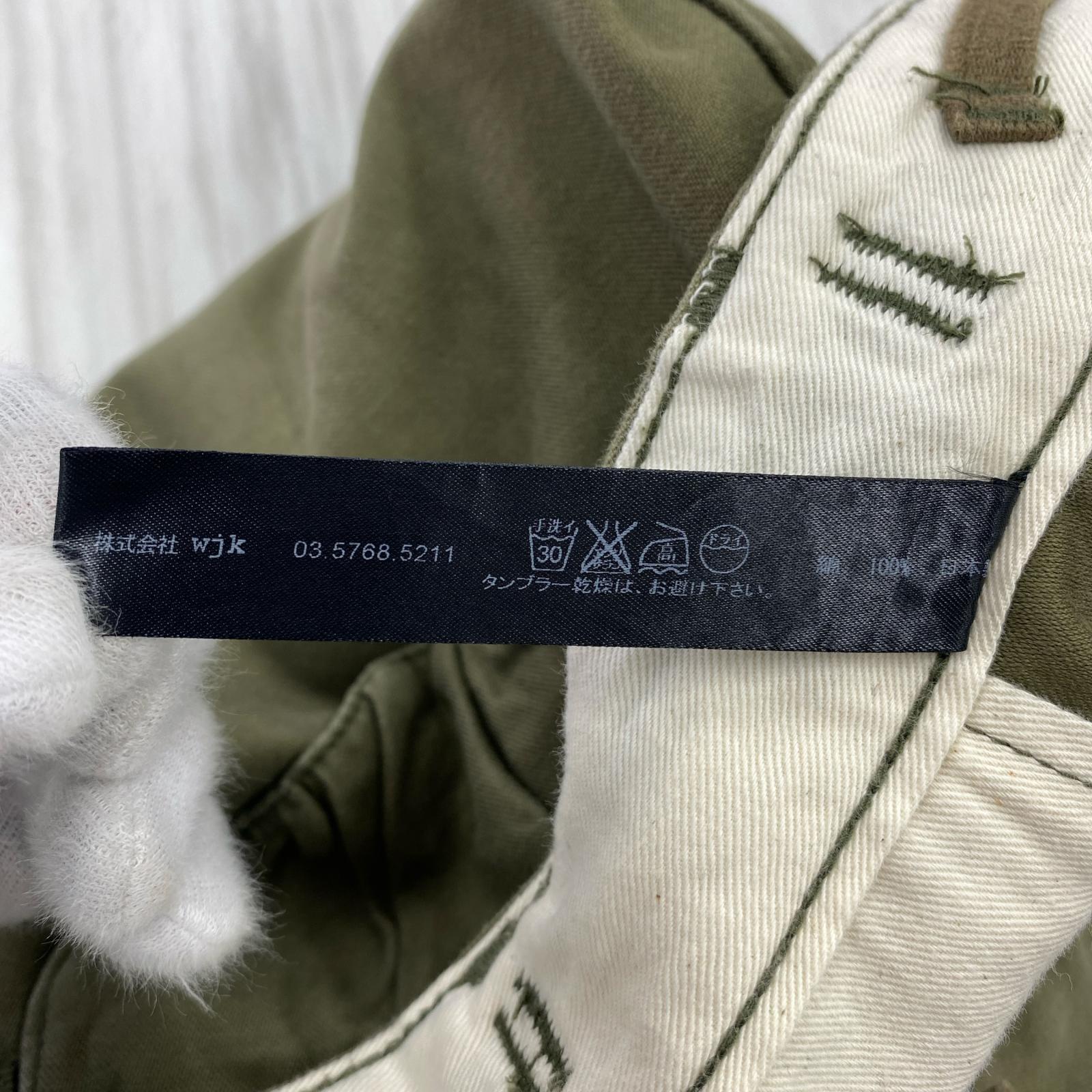 パンツ wjk TIGHT CARGO PANTS M KHK M カーキ