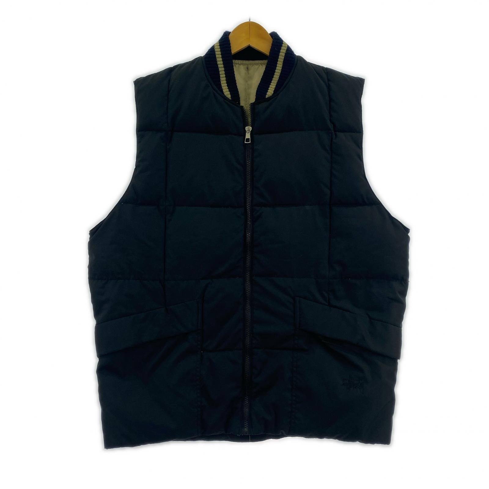 ダウンベスト 90s ﾀﾞｳﾝﾍﾞｽﾄ　黒 L L ブラック