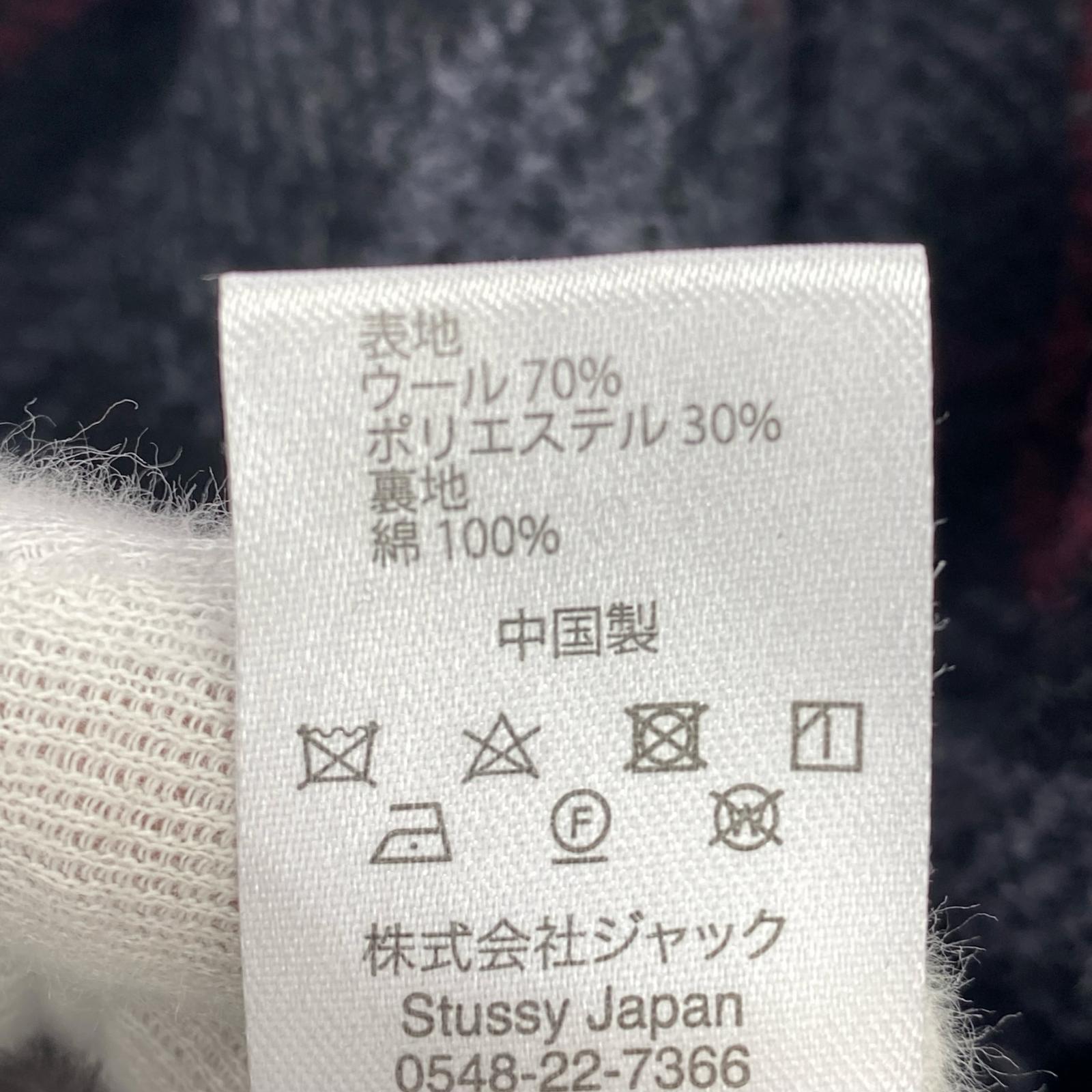 ジャケット リードウールブラッドジップシャツ M ブラック