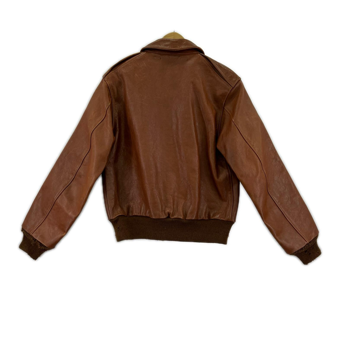 レザージャケット ROUGH WEAR TYPE A-2 レザージャケット 茶 38 38 ブラウン