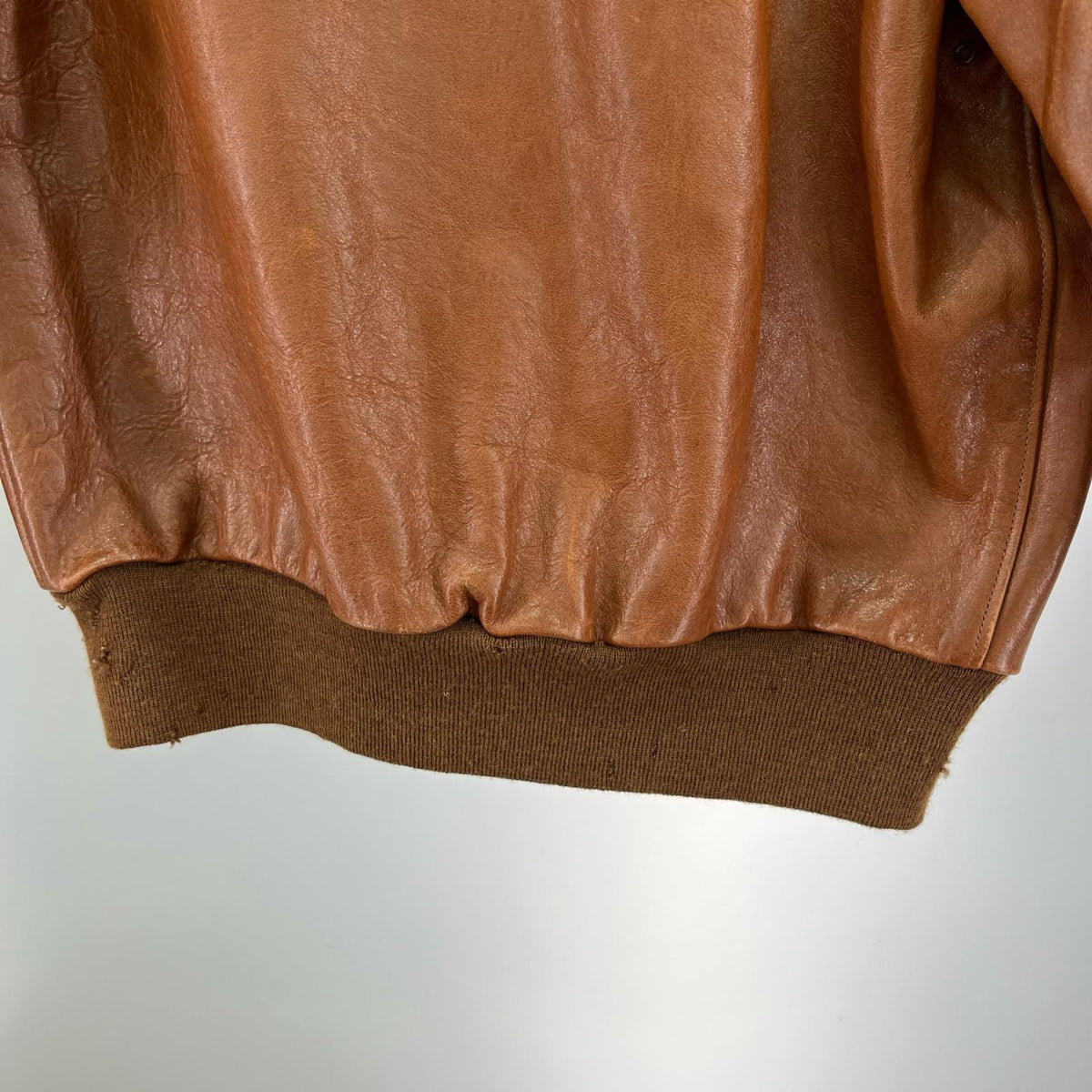 レザージャケット ROUGH WEAR TYPE A-2 レザージャケット 茶 38 38 ブラウン