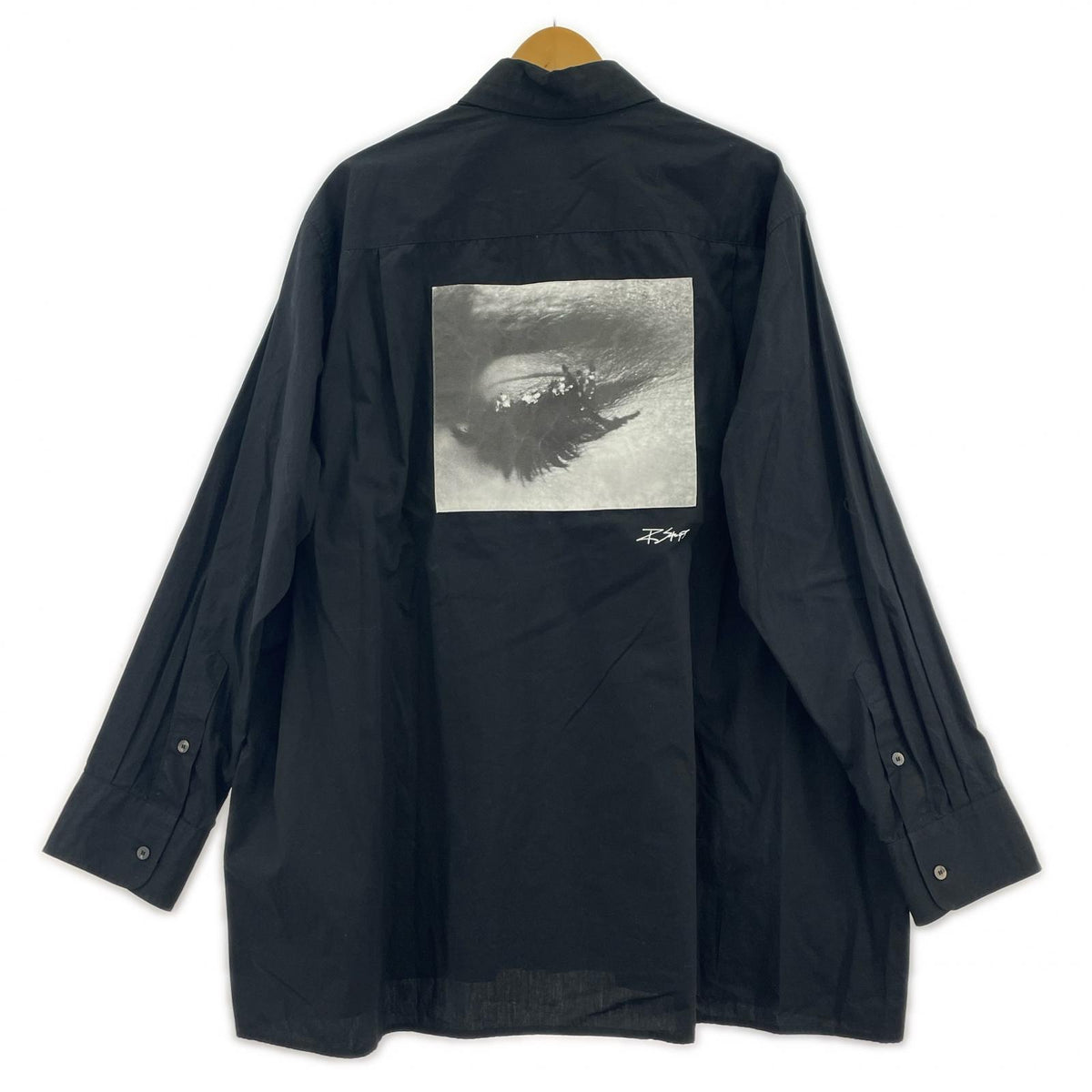 長袖シャツ th PRODUCTS　ﾊﾟｯﾁﾜｰｸｼｬﾂ　黒（1） 1 ブラック
