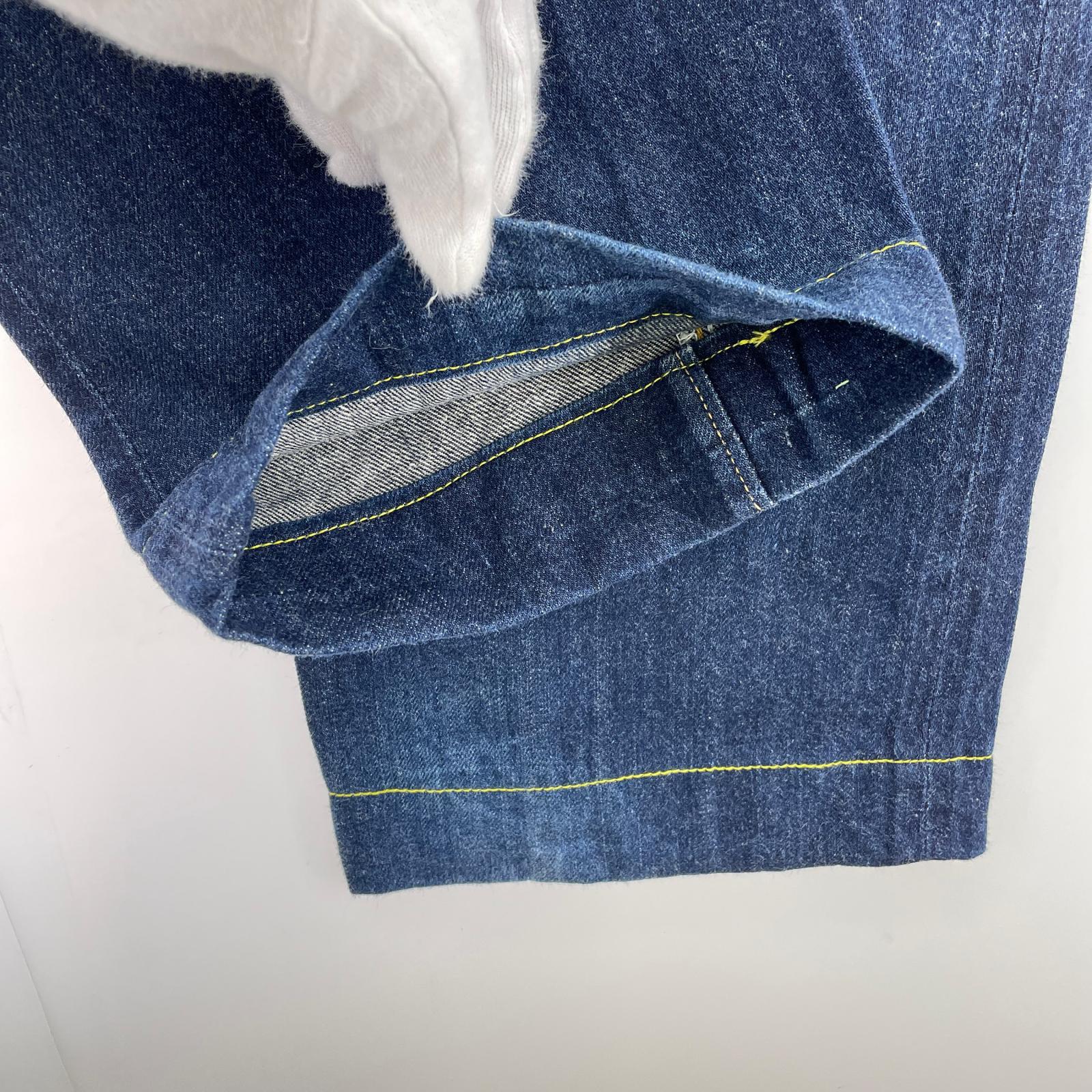 デニムパンツ London Brother Nippon デニムパンツ　カモメ刺繍　W32 32 ブルー