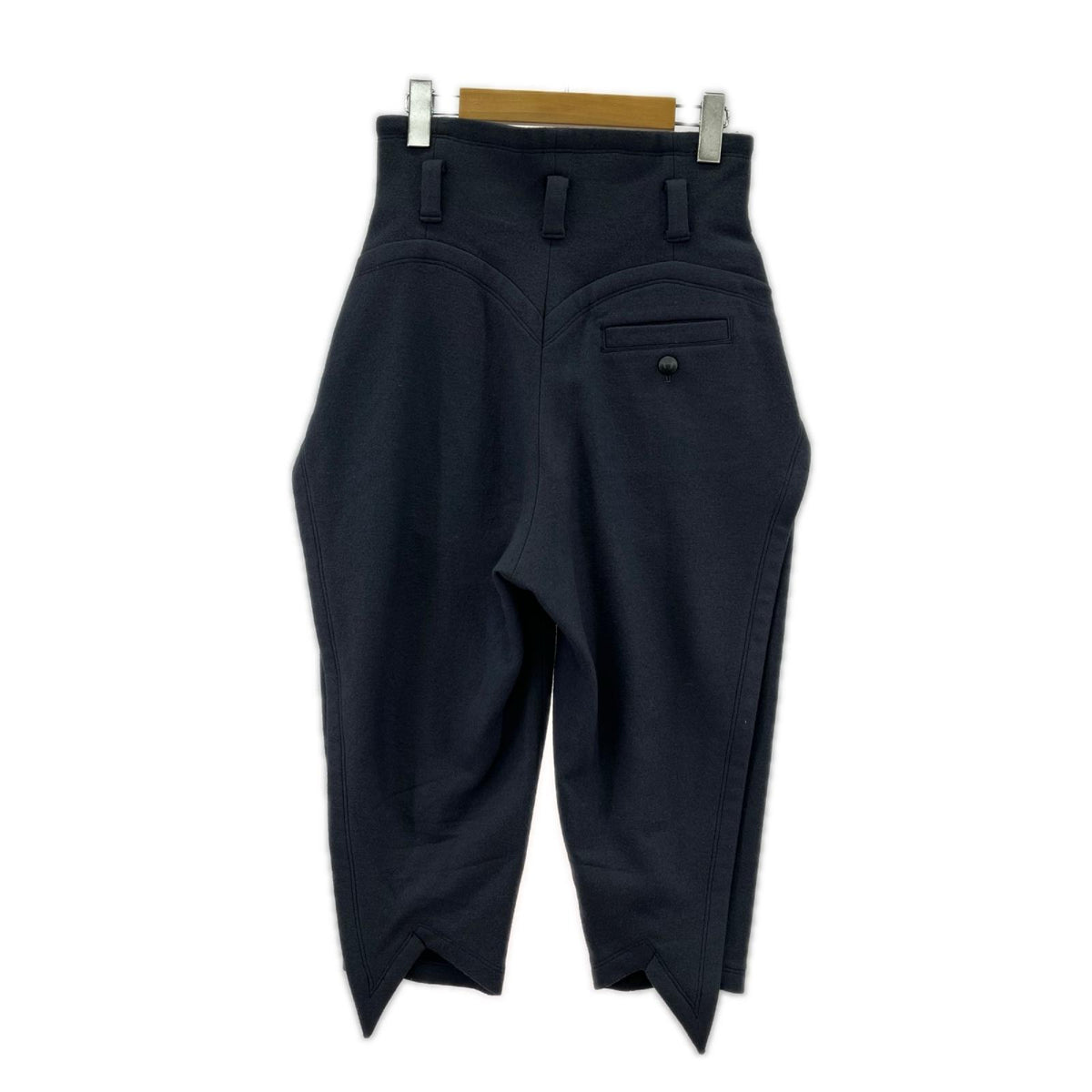 パンツ 変形ｸﾛｯﾌﾟﾄﾞｳｰﾙﾊﾟﾝﾂ　ｸﾞﾚｰ S グレー