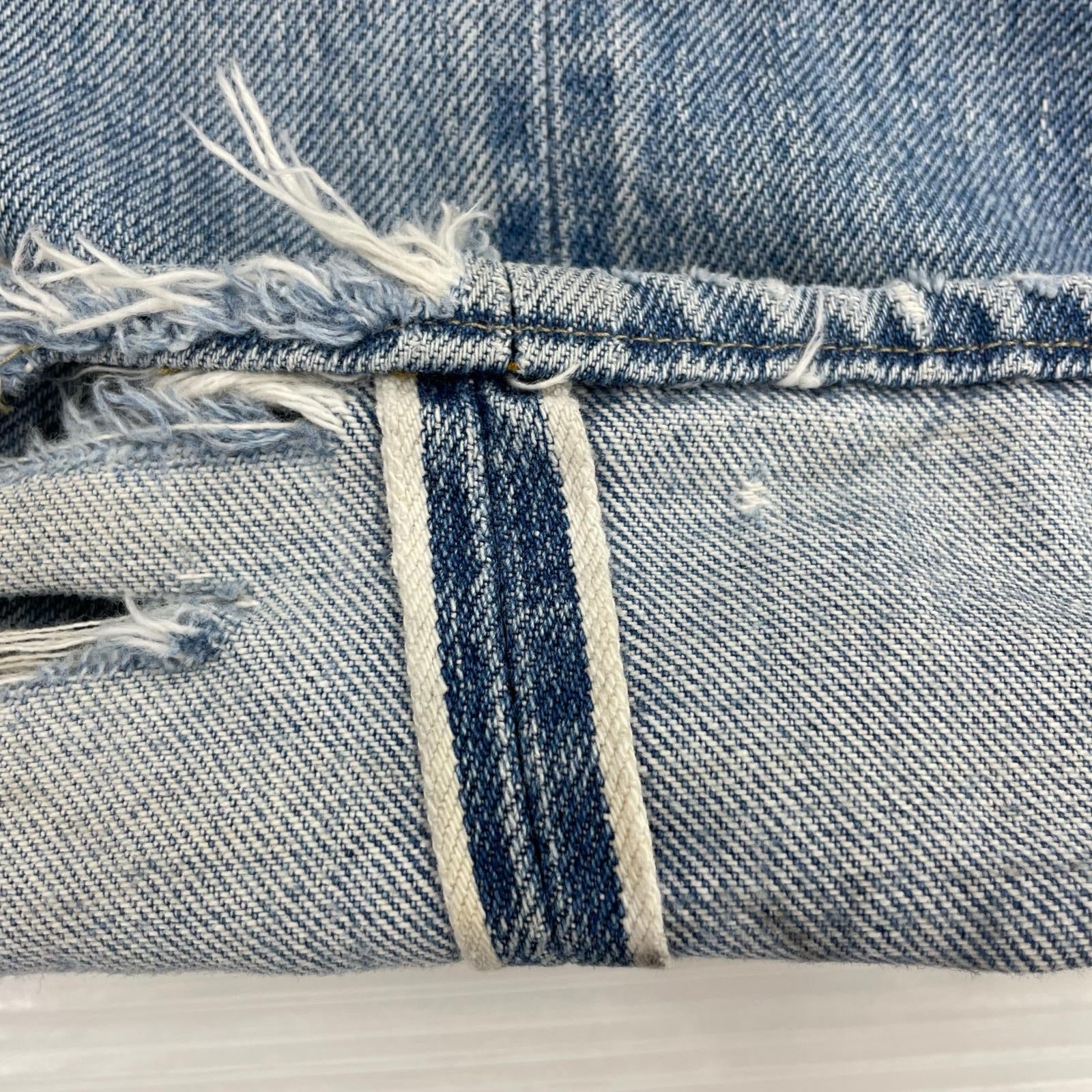 デニムパンツ 80s 501 赤耳 USA製 刻印524 ブルー