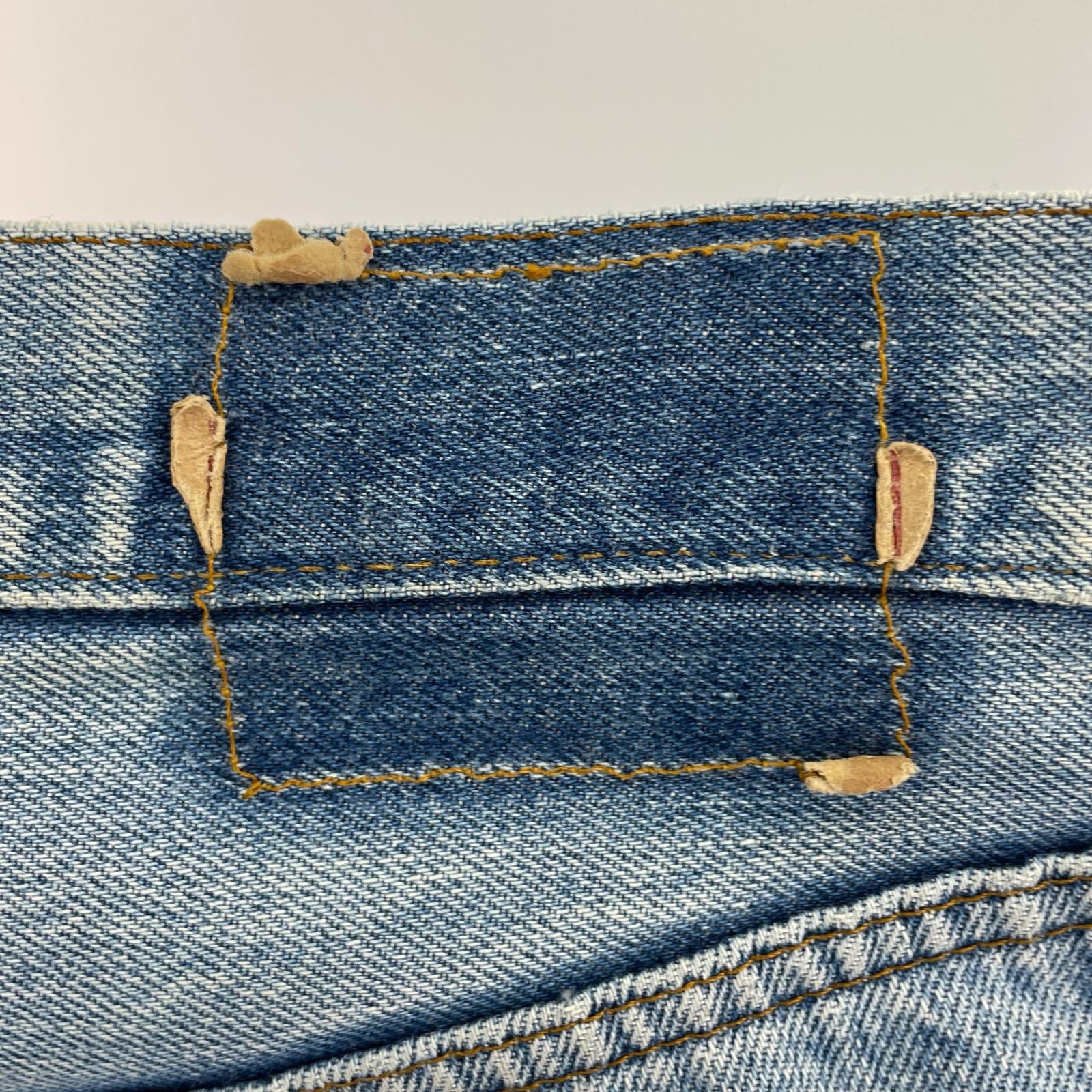 デニムパンツ 80s 501 赤耳 USA製 刻印524 ブルー
