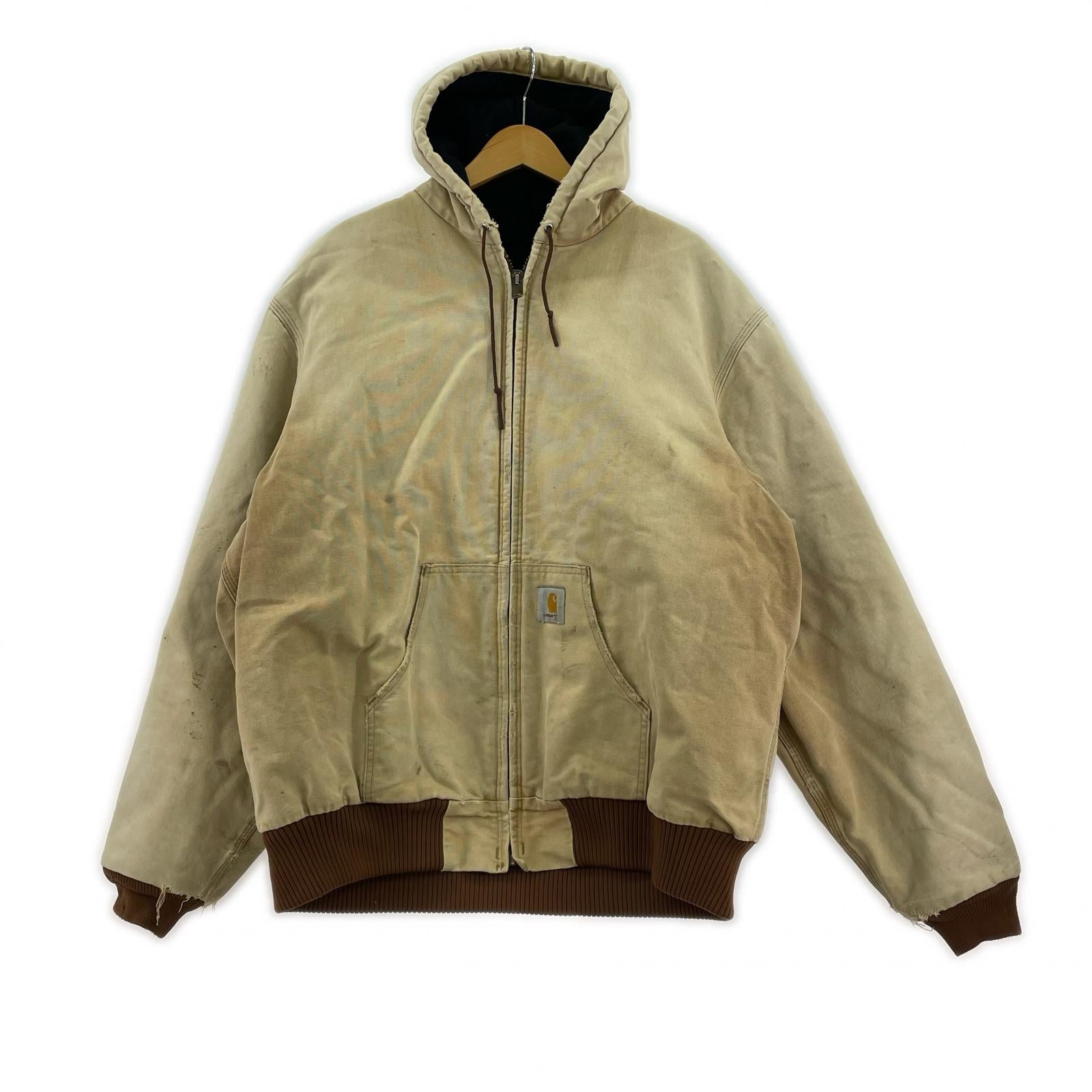 ジャケット Carhartt 90s 星タグ アクティブジャケット 2XL ベージュ ベージュ