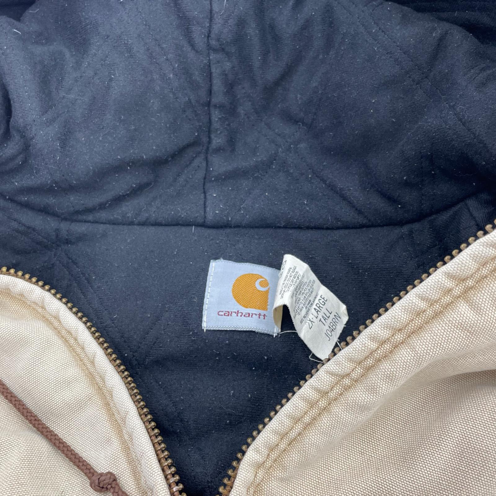 ジャケット Carhartt 90s 星タグ アクティブジャケット 2XL ベージュ ベージュ