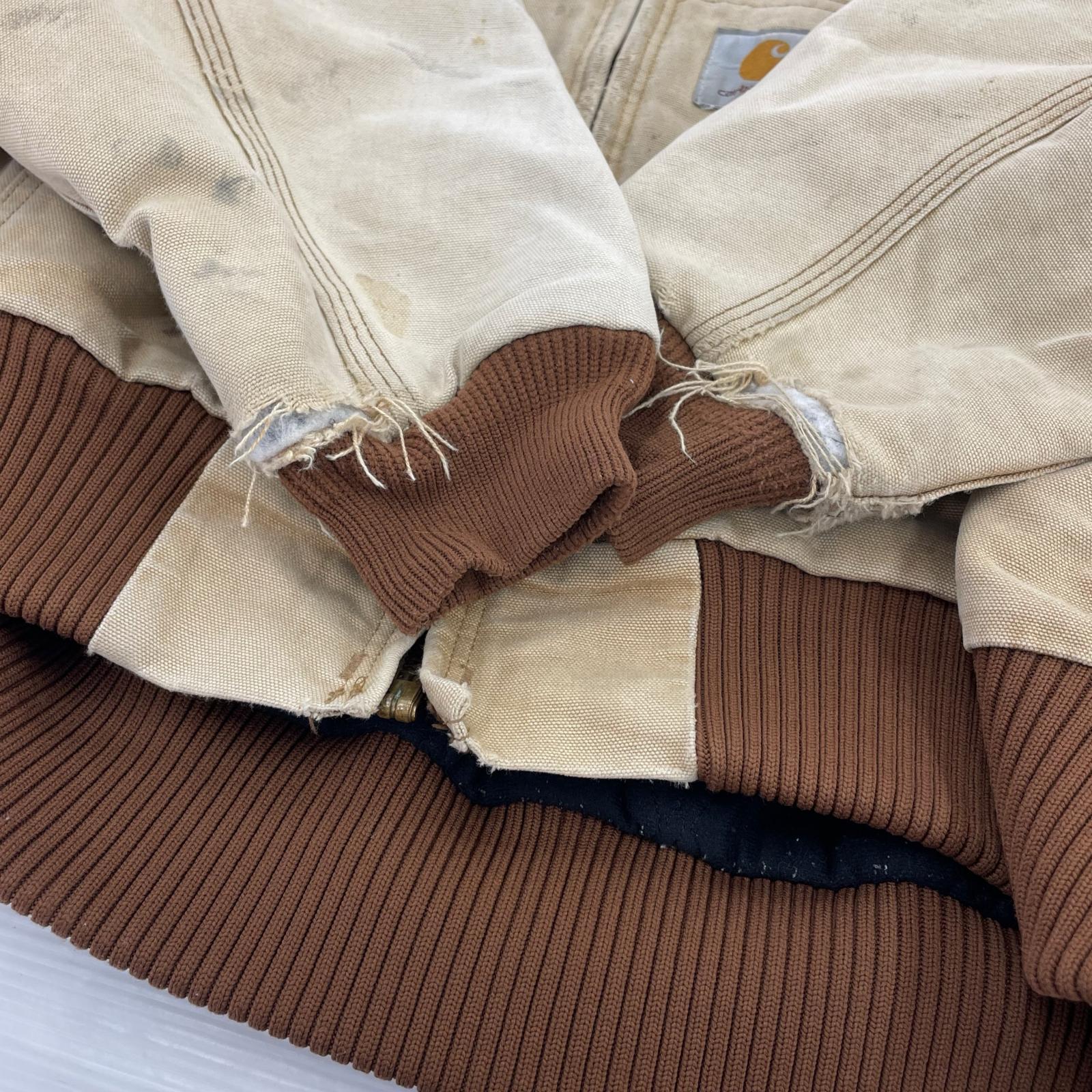 ジャケット Carhartt 90s 星タグ アクティブジャケット 2XL ベージュ ベージュ